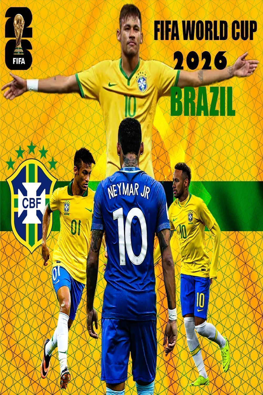 1000x1500 Brazil in FIFA World cup 2026