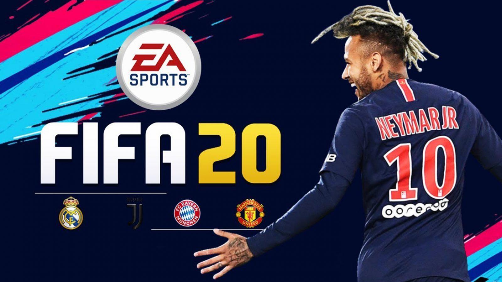 1600x900 Neymar FIFA 20 Wallpaper