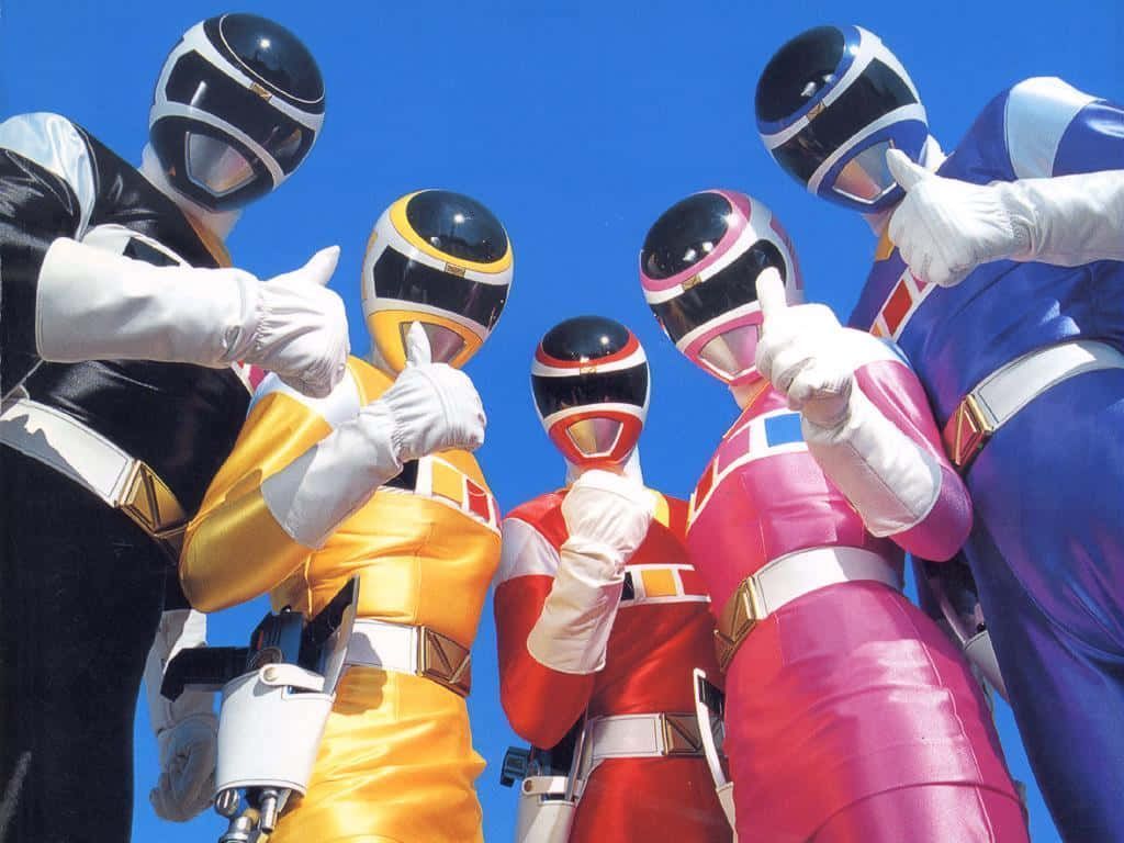 1024x768 Download The Power Rangers ready