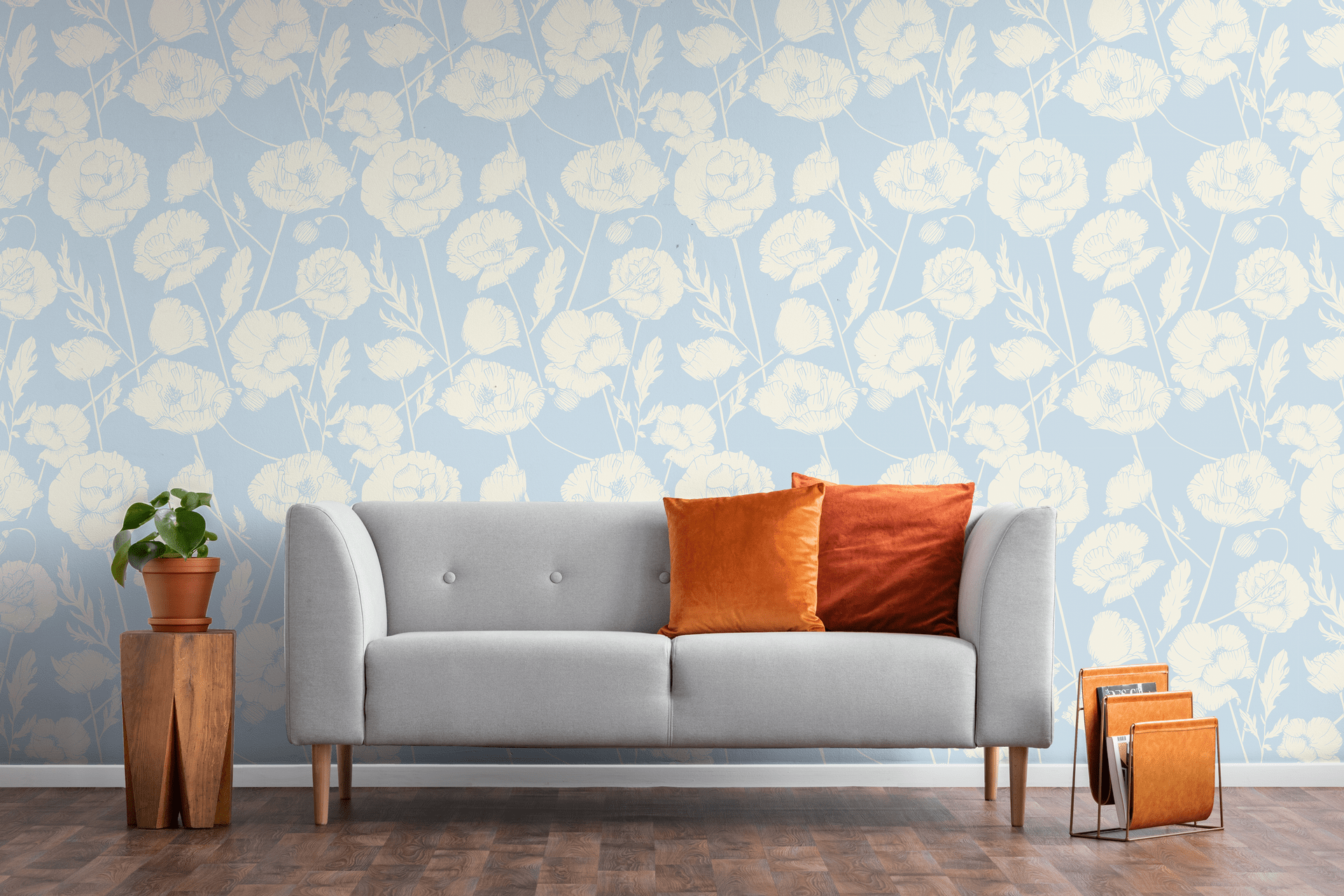 1920x1280 Boho Organic Wallpaper. Removable