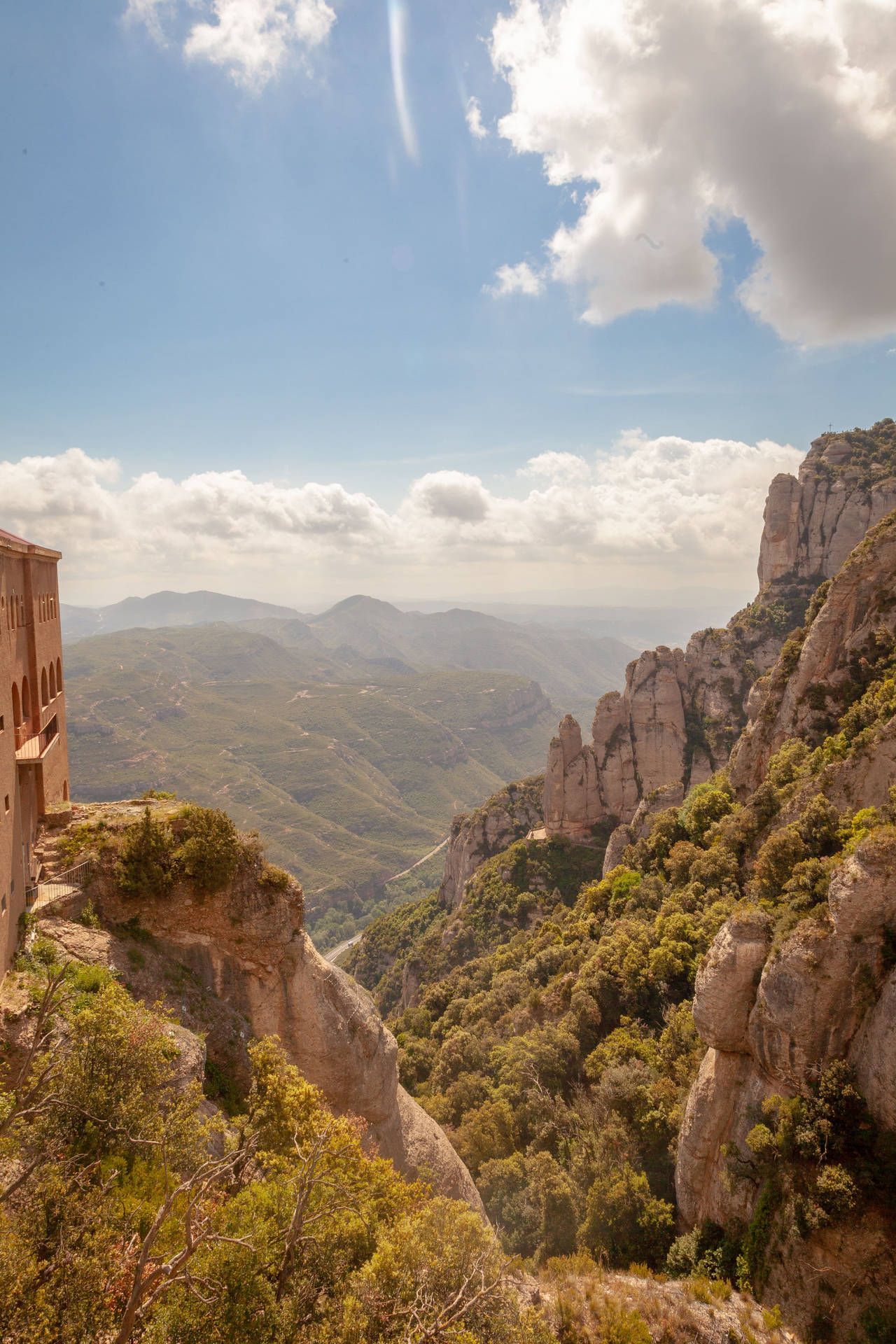 1280x1920 Montserrat Forest Mountains Wallpaper