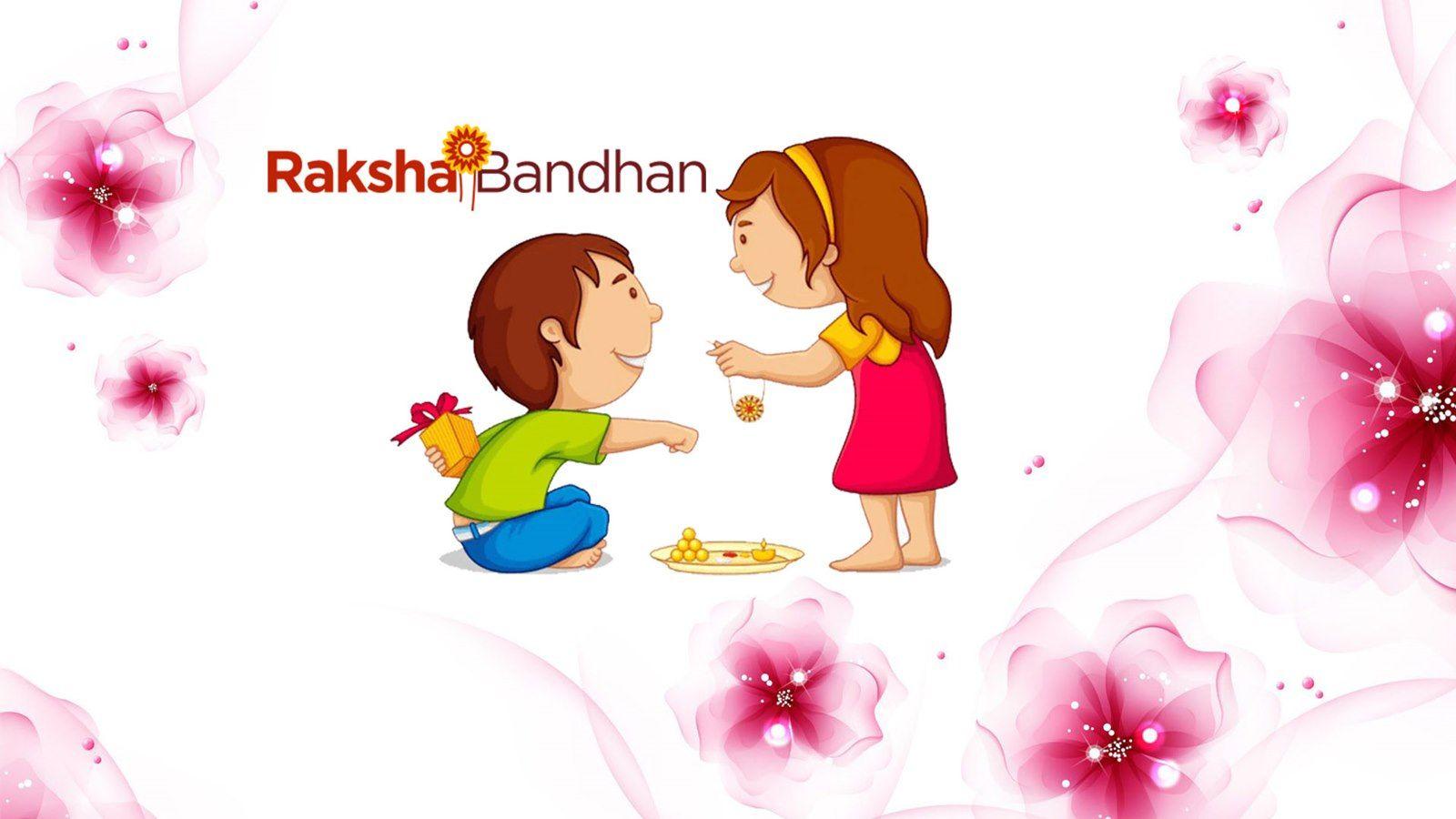 1600x900 Happy Raksha Bandhan Brother Sister Hình nền HD - HẠNH PHÚC