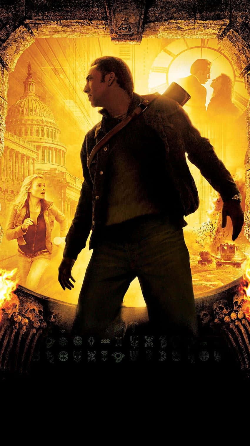 850x1512 National Treasure Wallpaper
