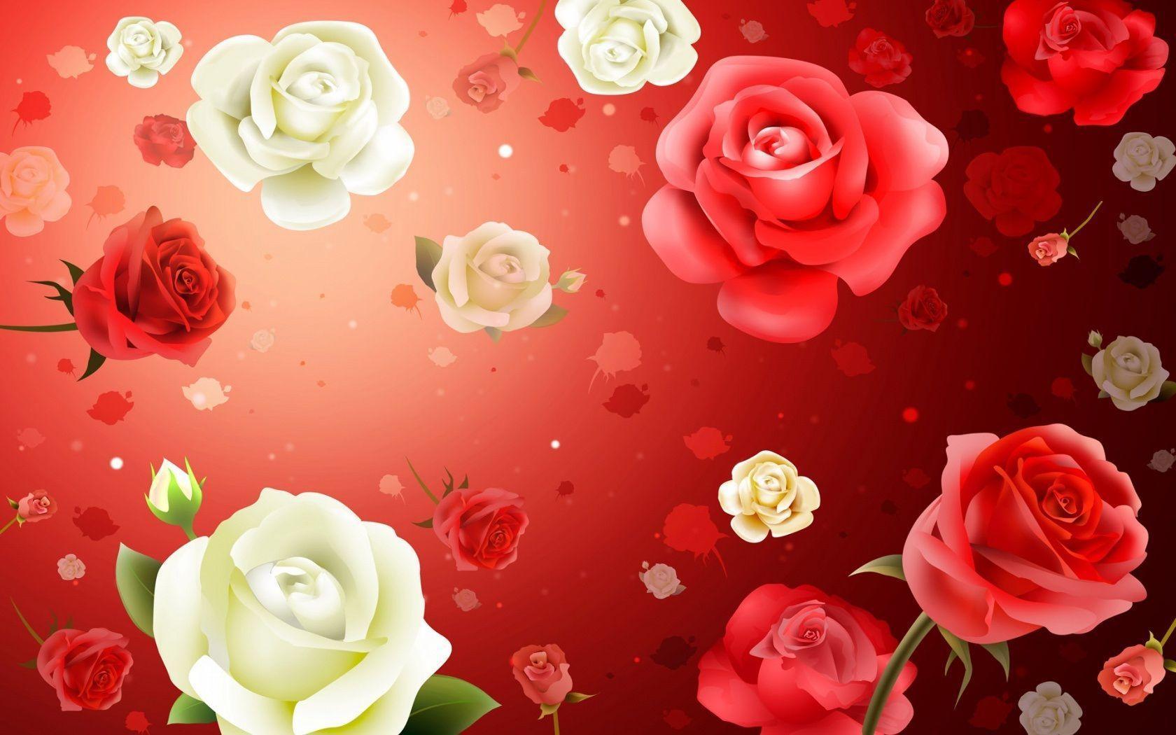 1680x1050 Picture Of Beautiful Flowers Wallpaper