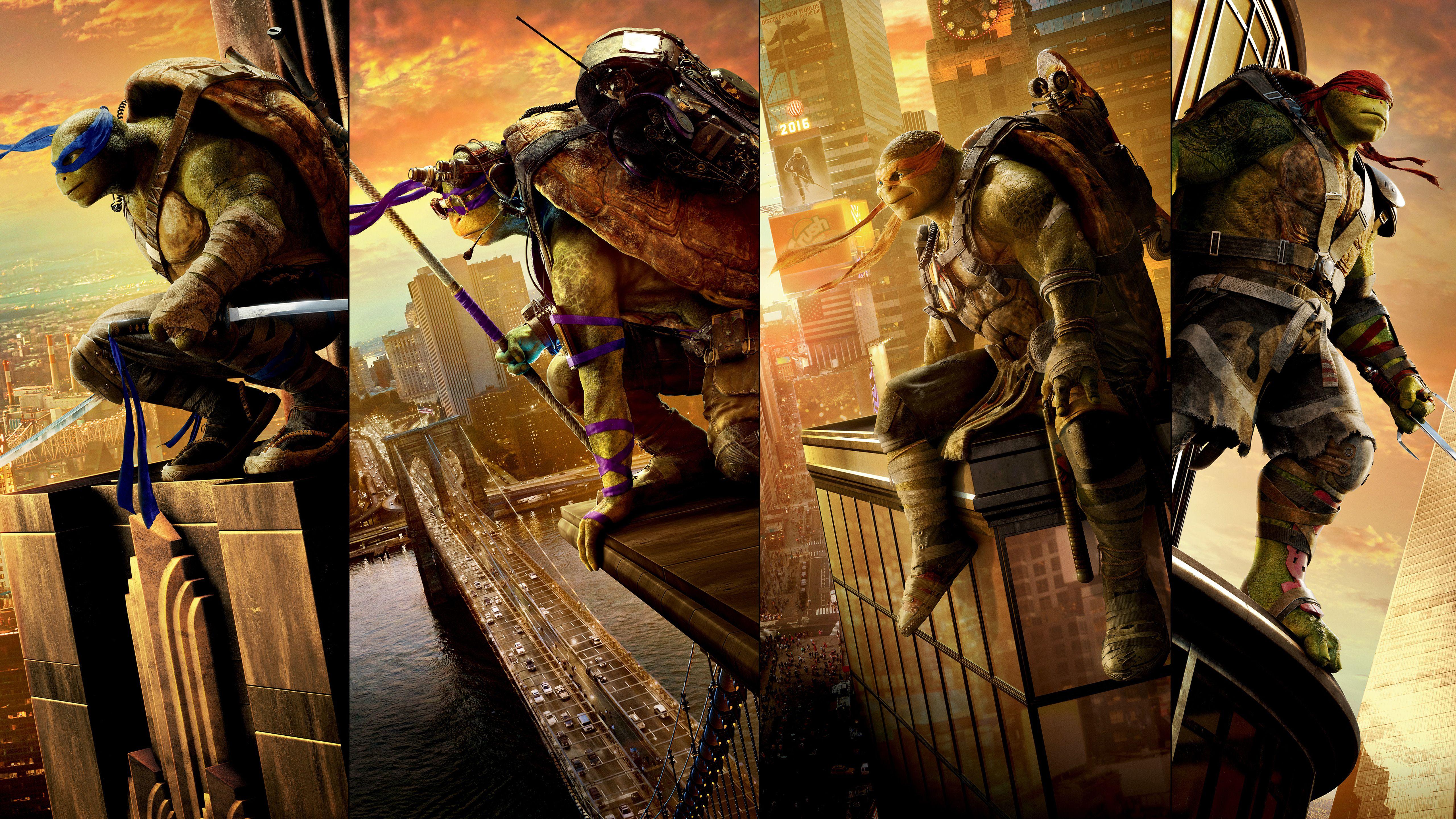5120x2880 Wallpaper Teenage Mutant Ninja Turtles, Out of the Shadows, Raphael