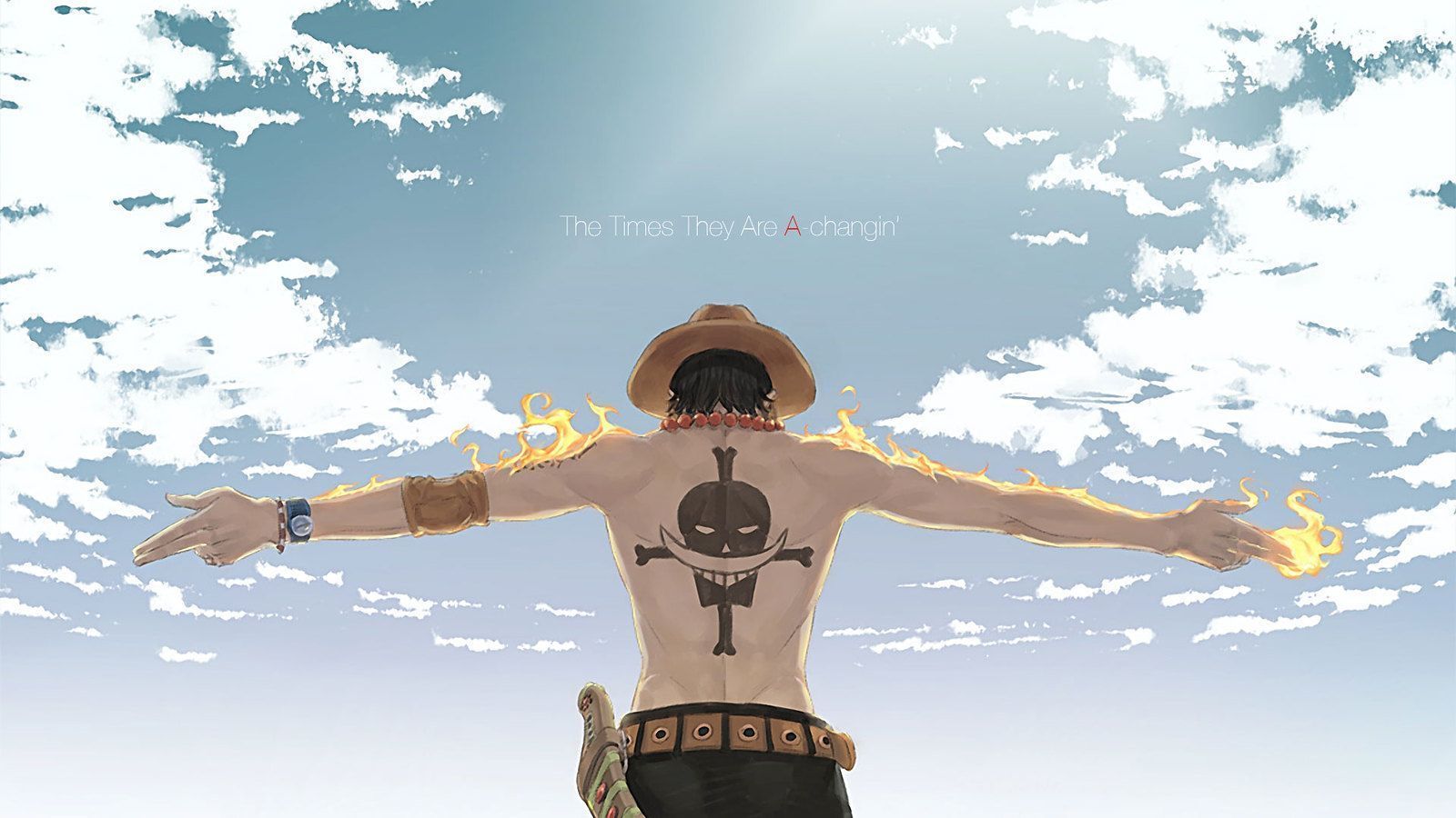 1600x900 Portgas D Ace White Beard Pirates