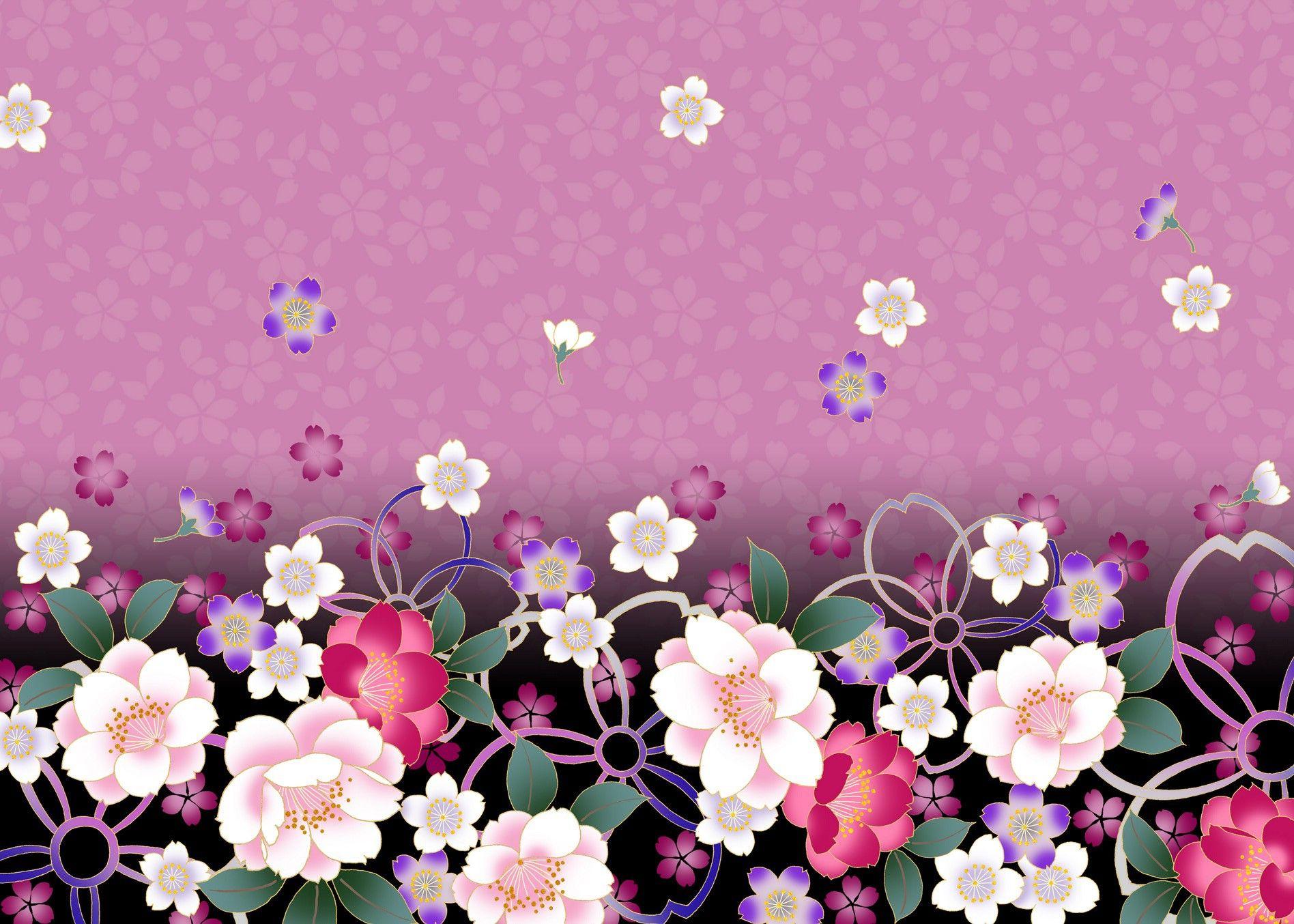 Japanese Floral Wallpapers - Top Free Japanese Floral Backgrounds - WallpaperAccess