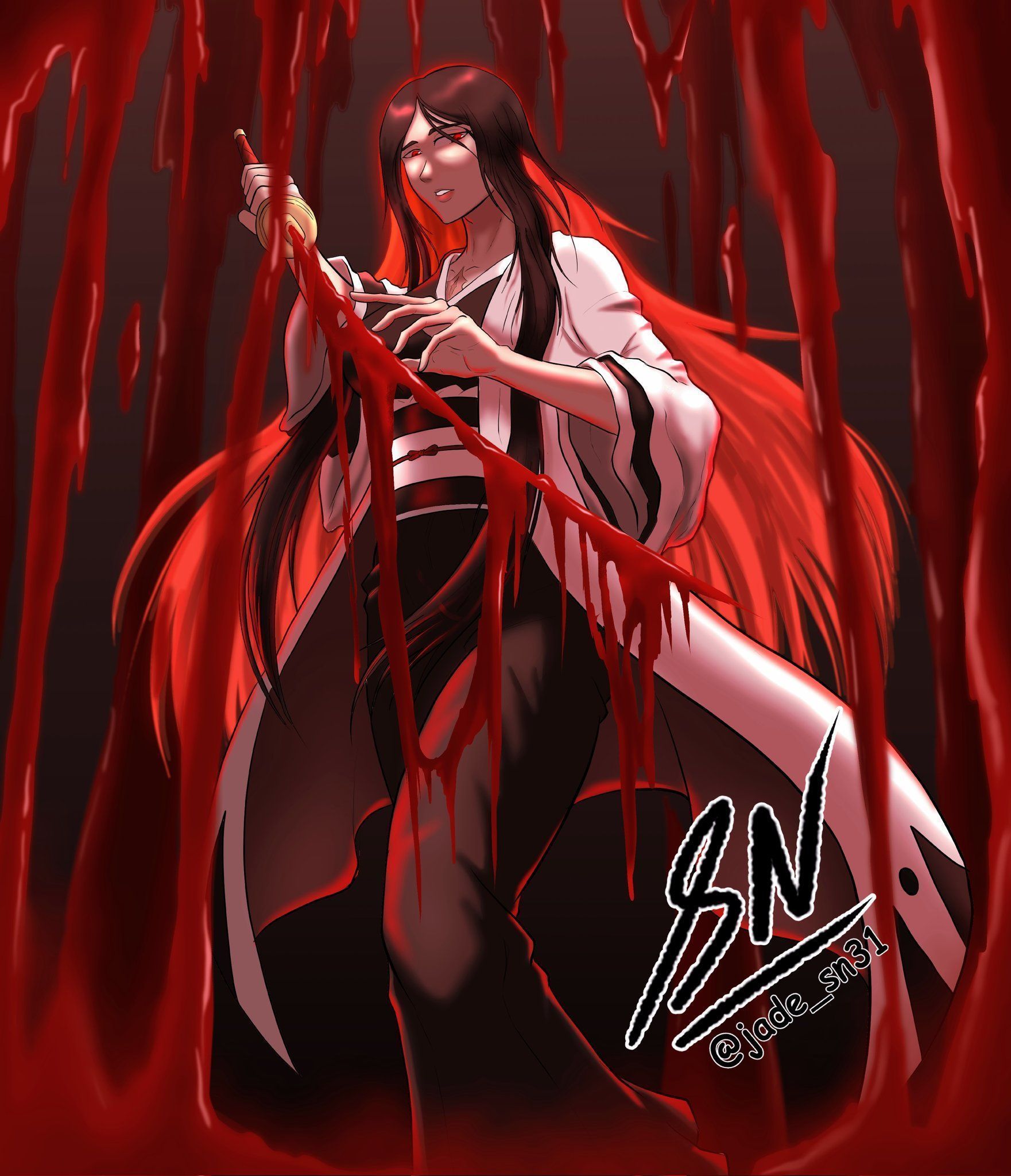 1761x2048 Unohana Retsu Bankai Minazuki #BLEACH
