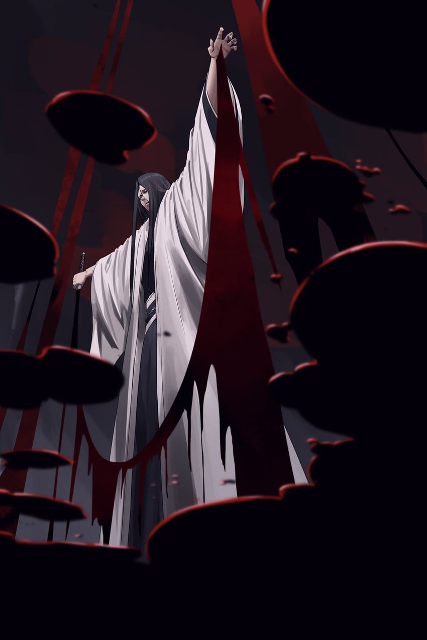 850x1275 unohana retsu (bleach and 1 more) drawn