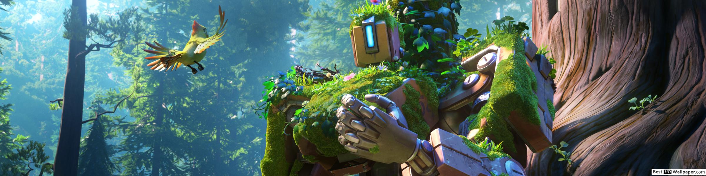 2400x600 bastion HD wallpaper