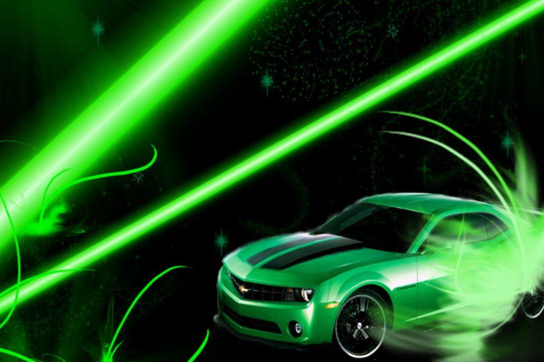 1095x730 Green Chevrolet Camaro Wallpaper