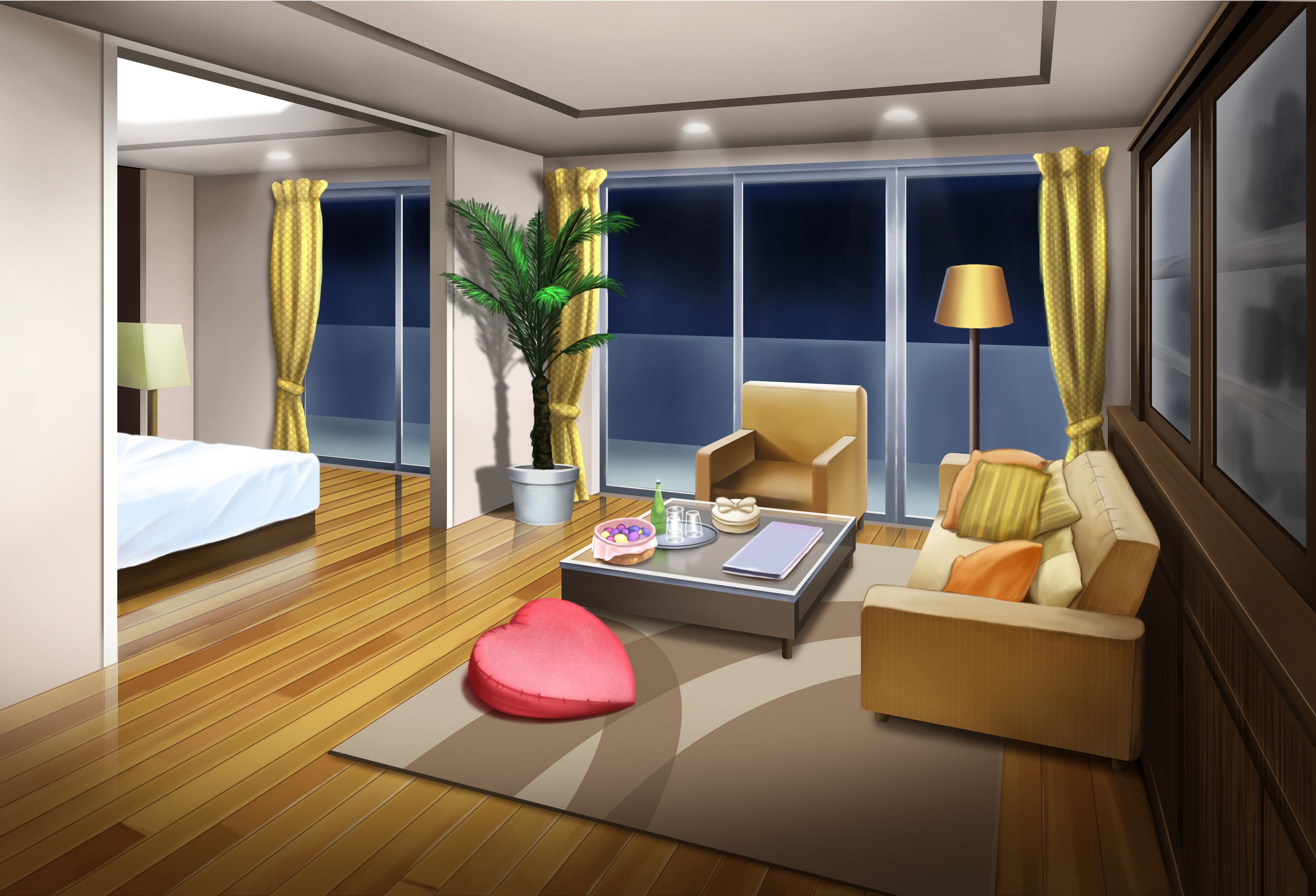 4420x3010 Anime Room 4k Ultra HD Wallpaper