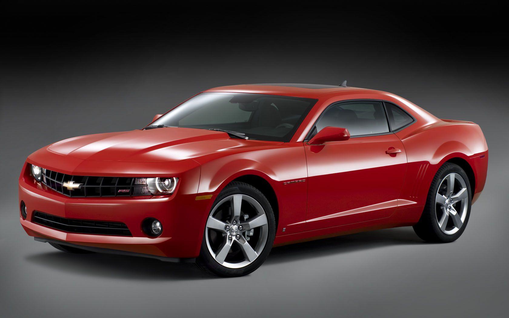 1680x1050 Red Camaro Wallpaper