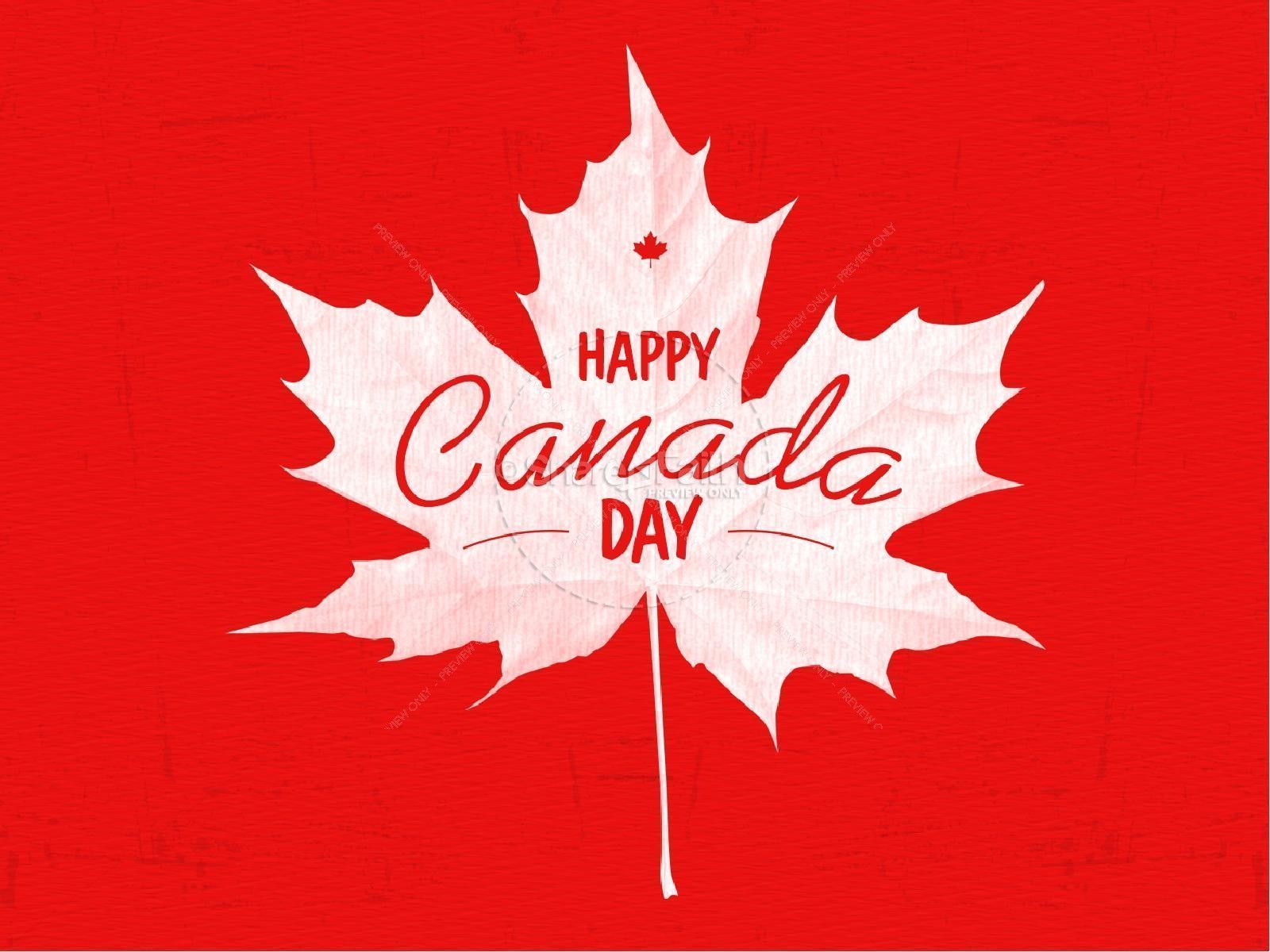 1600x1200 Happy Canada Day Church Bulletin