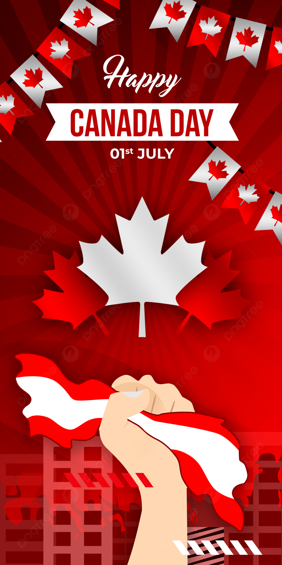 1200x2400 Celebration People National Canada Day