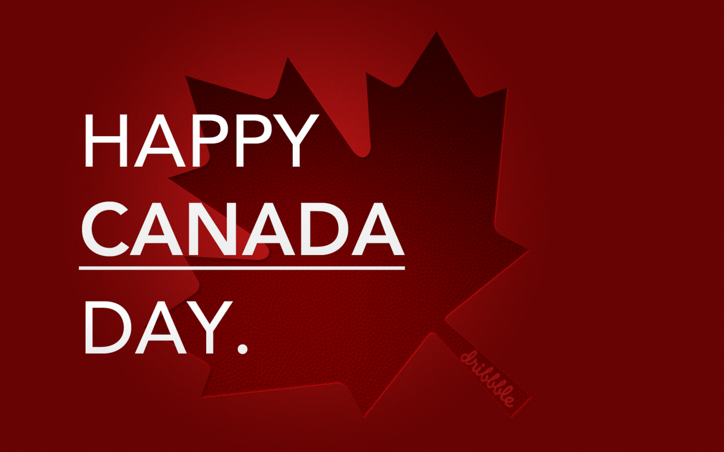 1440x900 Canada Day Wallpaper