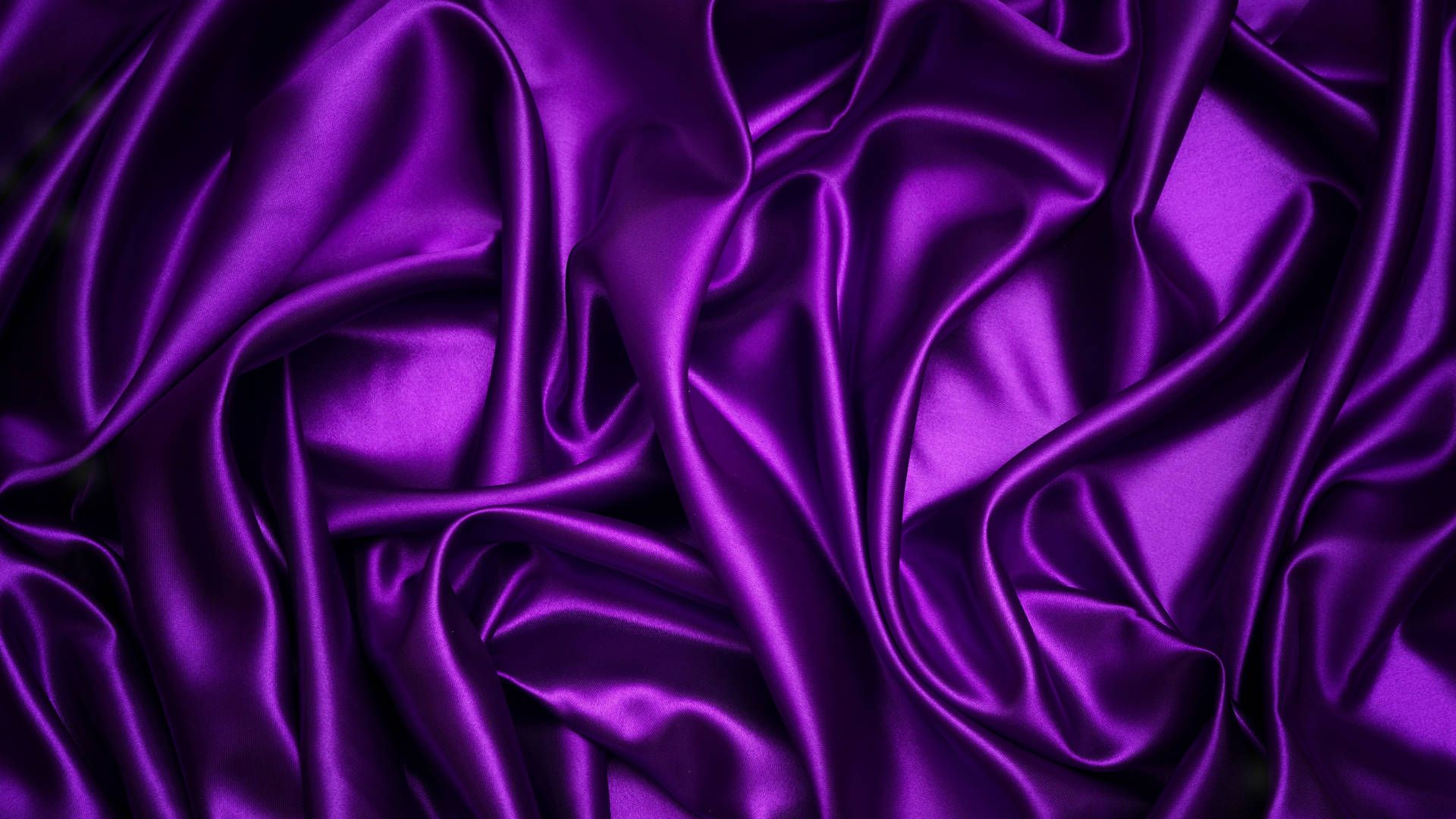 1920x1080 Deep Purple Silk Fabric Wallpaper