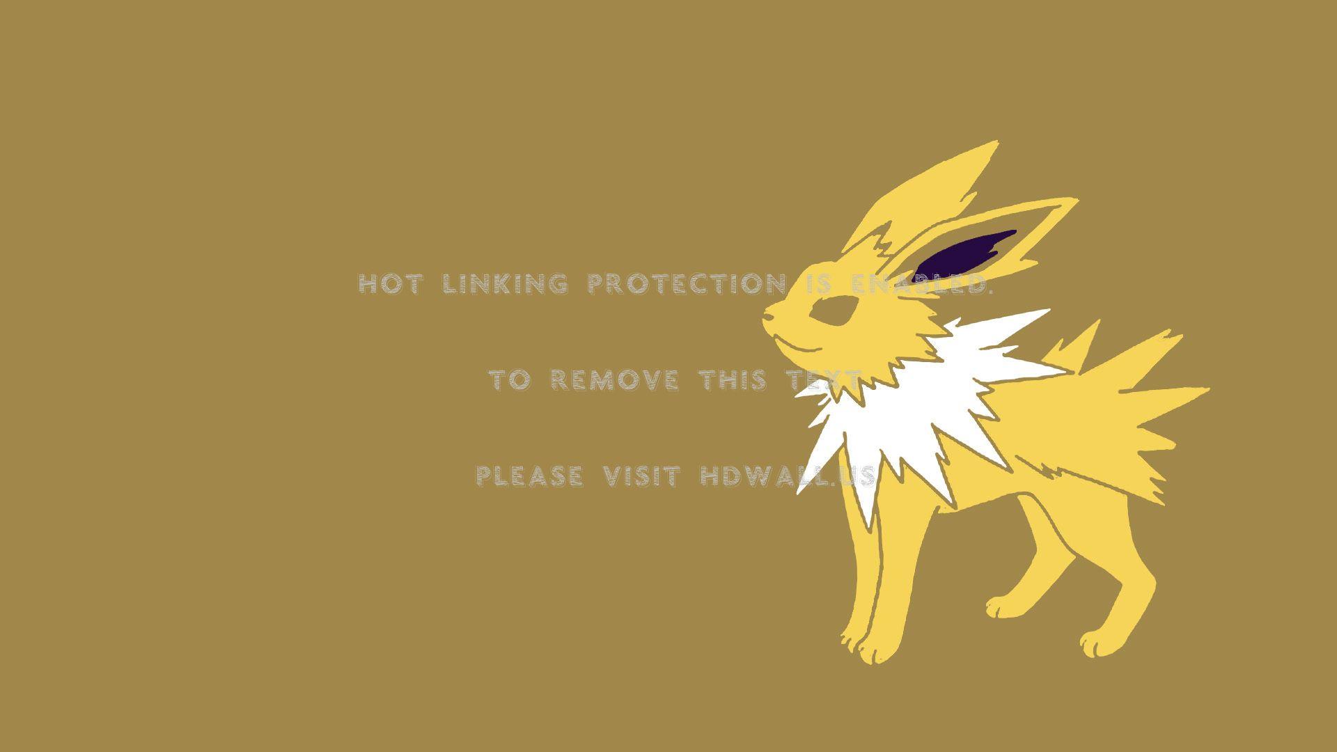 1920x1080 pokemon jolteon