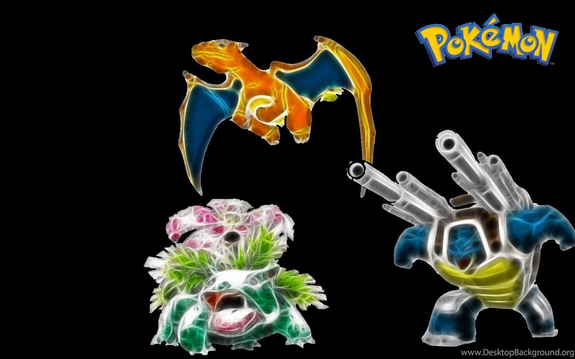 1920x1200 Blastoise Charizard Pokemon Venasaur Wallpaper Desktop