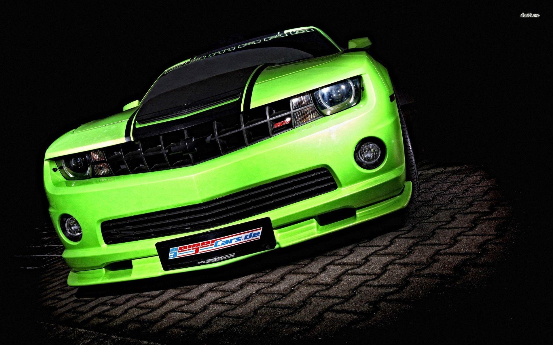 1920x1200 Green GeigerCars Chevrolet Camaro SS wallpaper