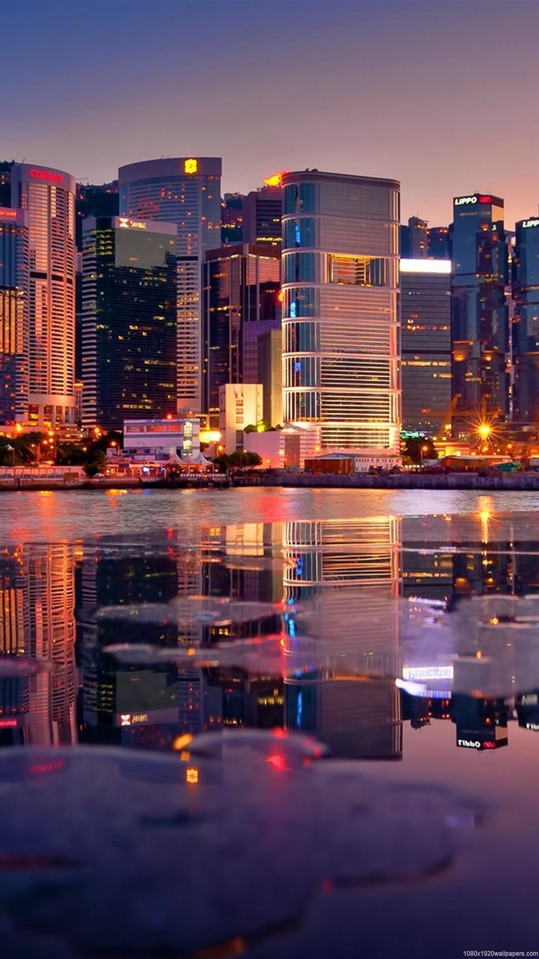 1080x1920 Android City Sky Wallpaper
