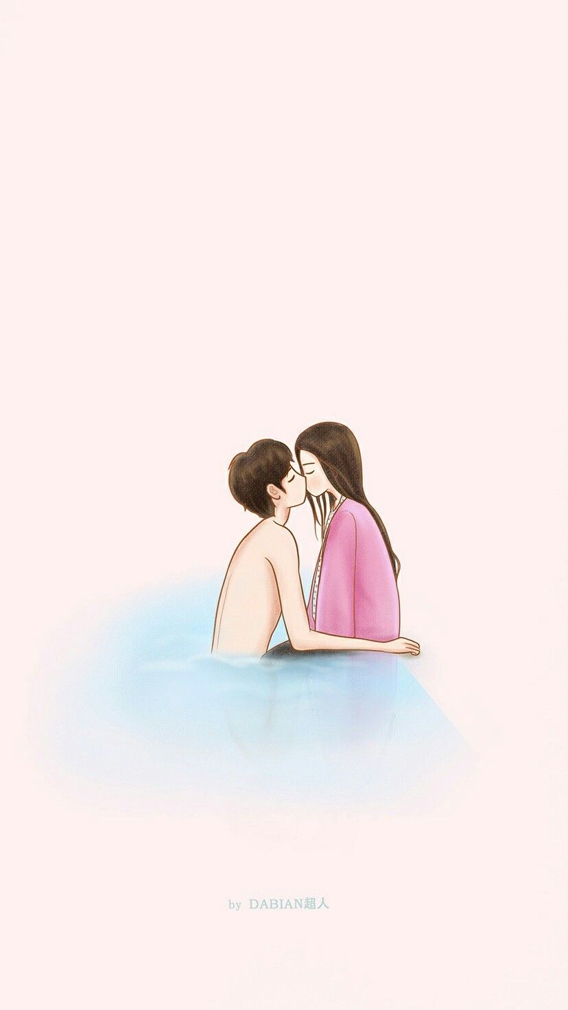 828x1472 Secret romance. Animated love image