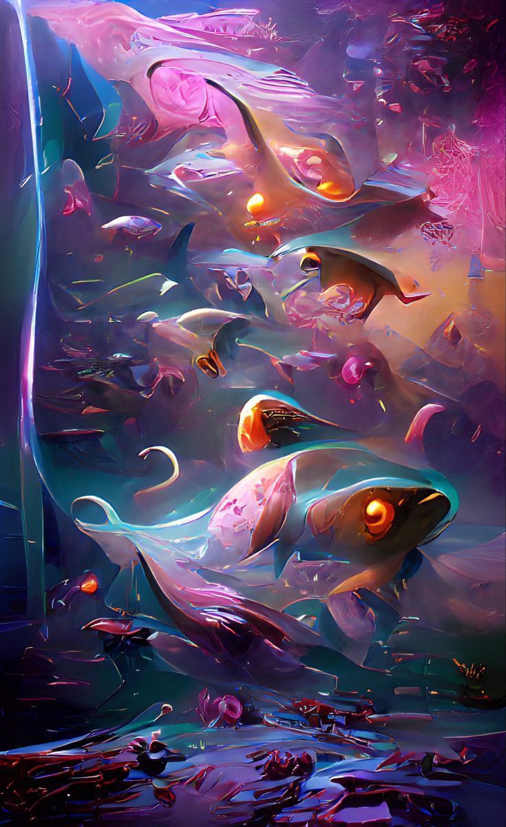 735x1200 AI Art Wallpaper