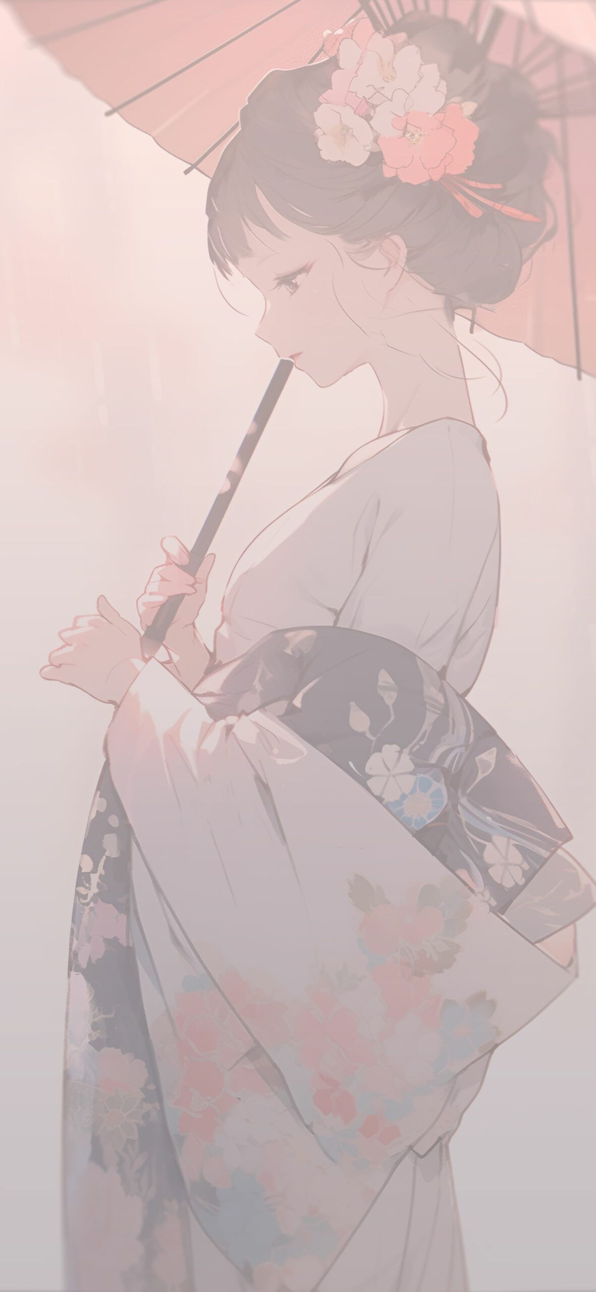 1181x2560 Beautiful Anime Woman Studio Ghibli