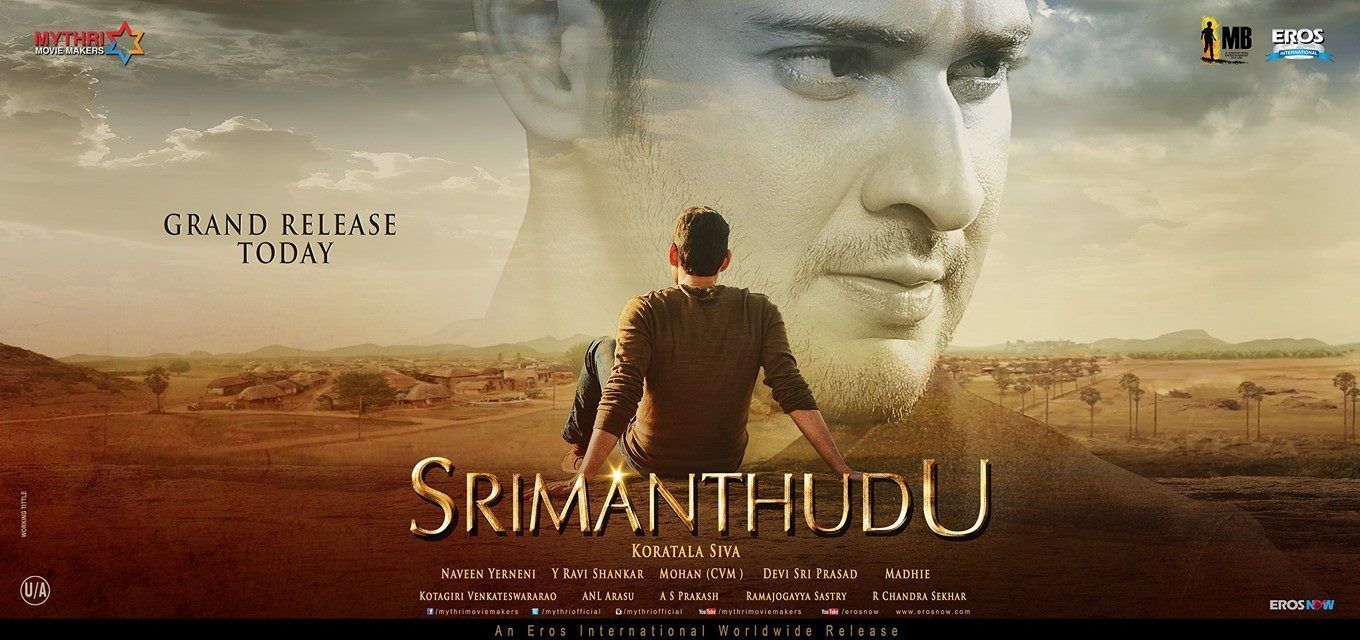 1360x640 Srimanthudu Releasing Today Wallpaper