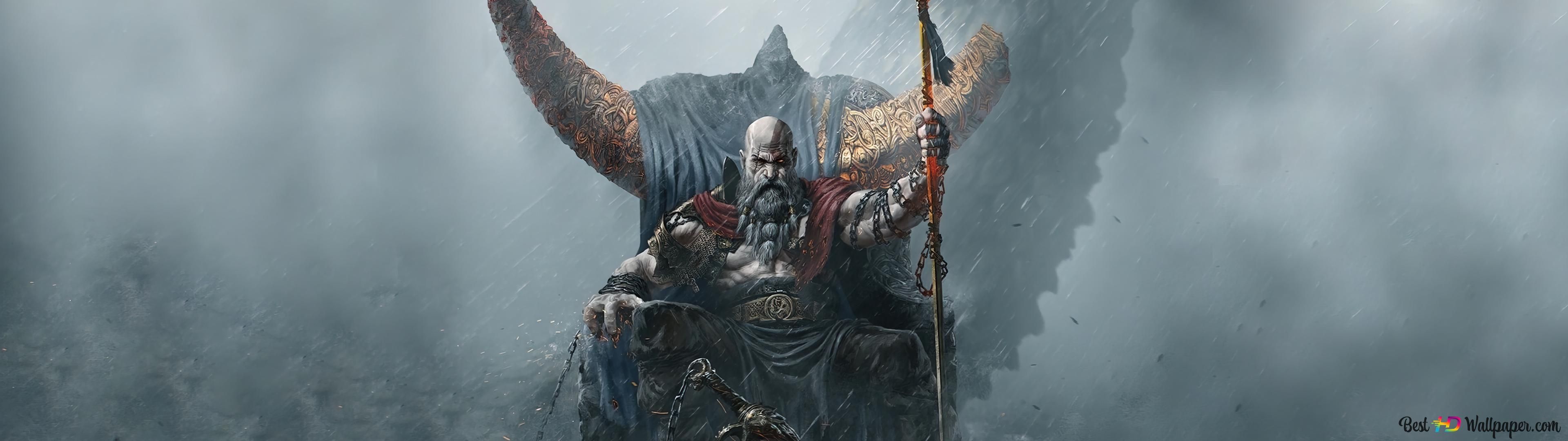 3840x1080 2022) King 'Kratos' Of War