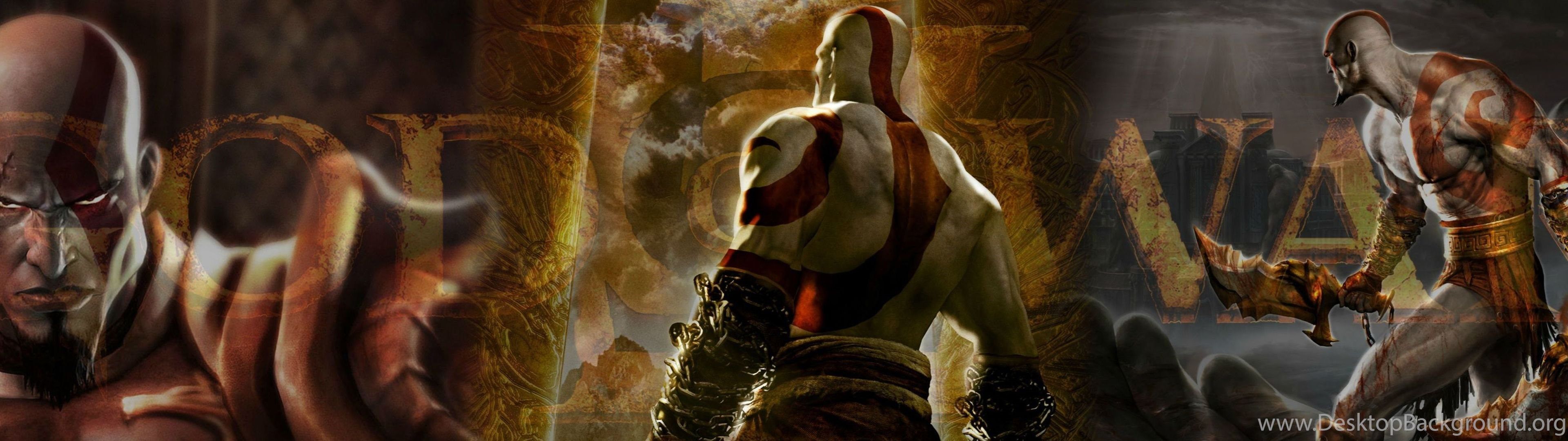 3840x1080 Ghost Of Sparta Desktop Wallpaper 409