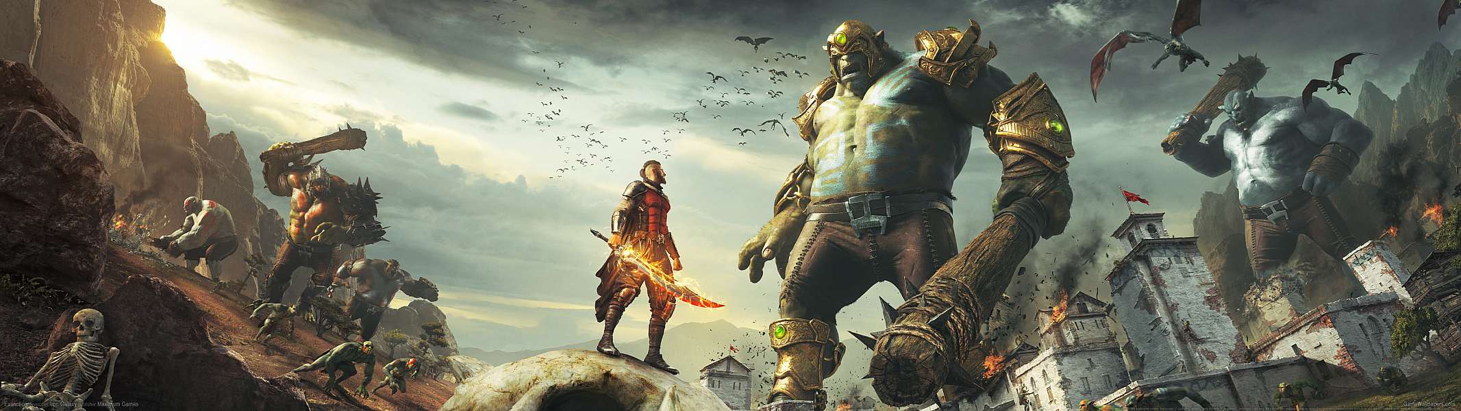 2133x600 Dual Monitor Gaming Wallpaper