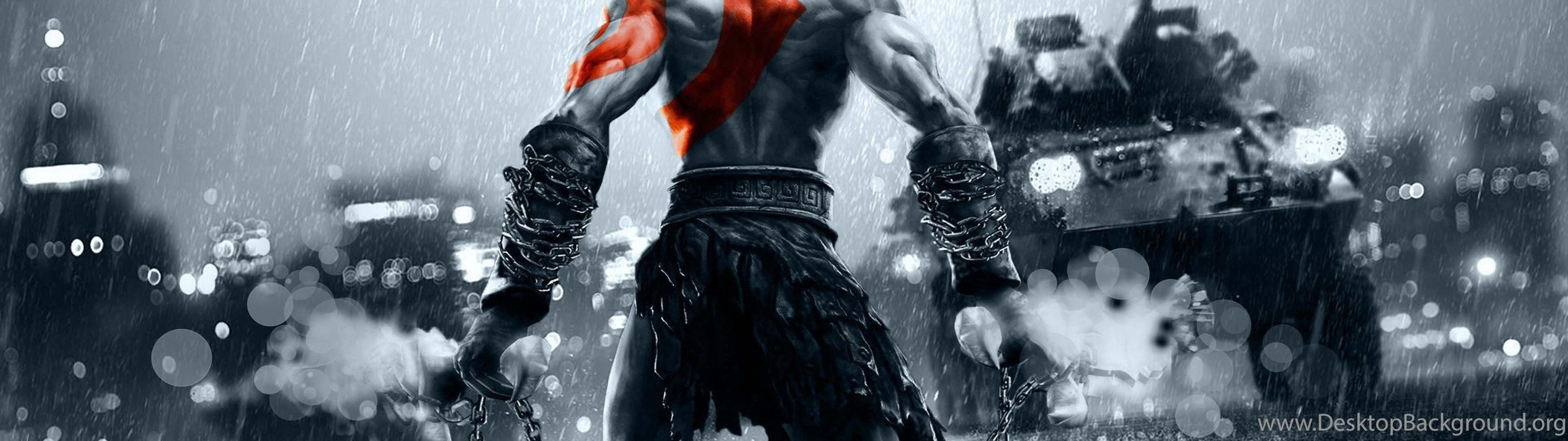 3840x1080 God Of War 4K 2014 Wallpaper - HD