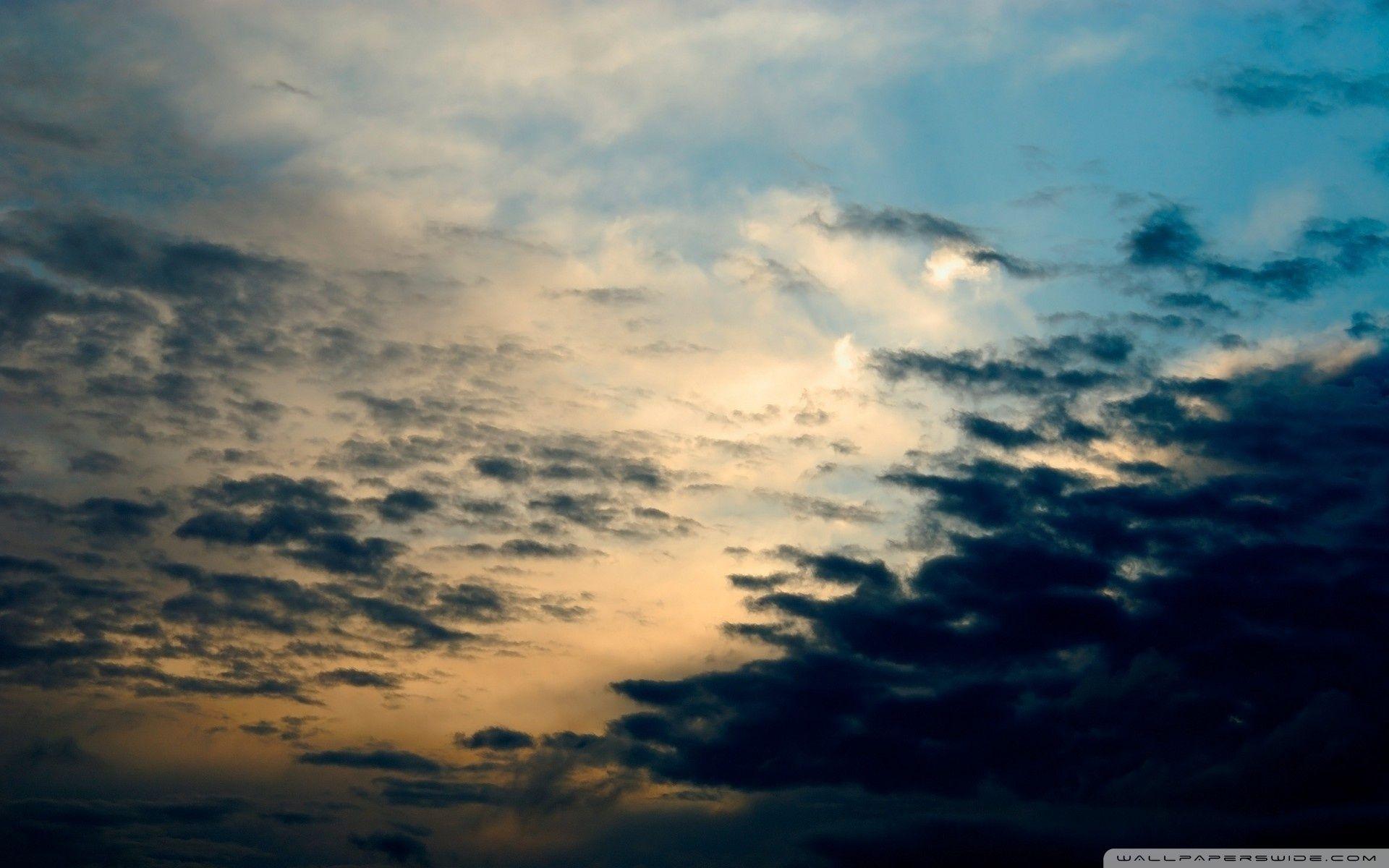 1920x1200 Cloudy Dark Sky Ultra HD Desktop Background Wallpaper for 4K UHD
