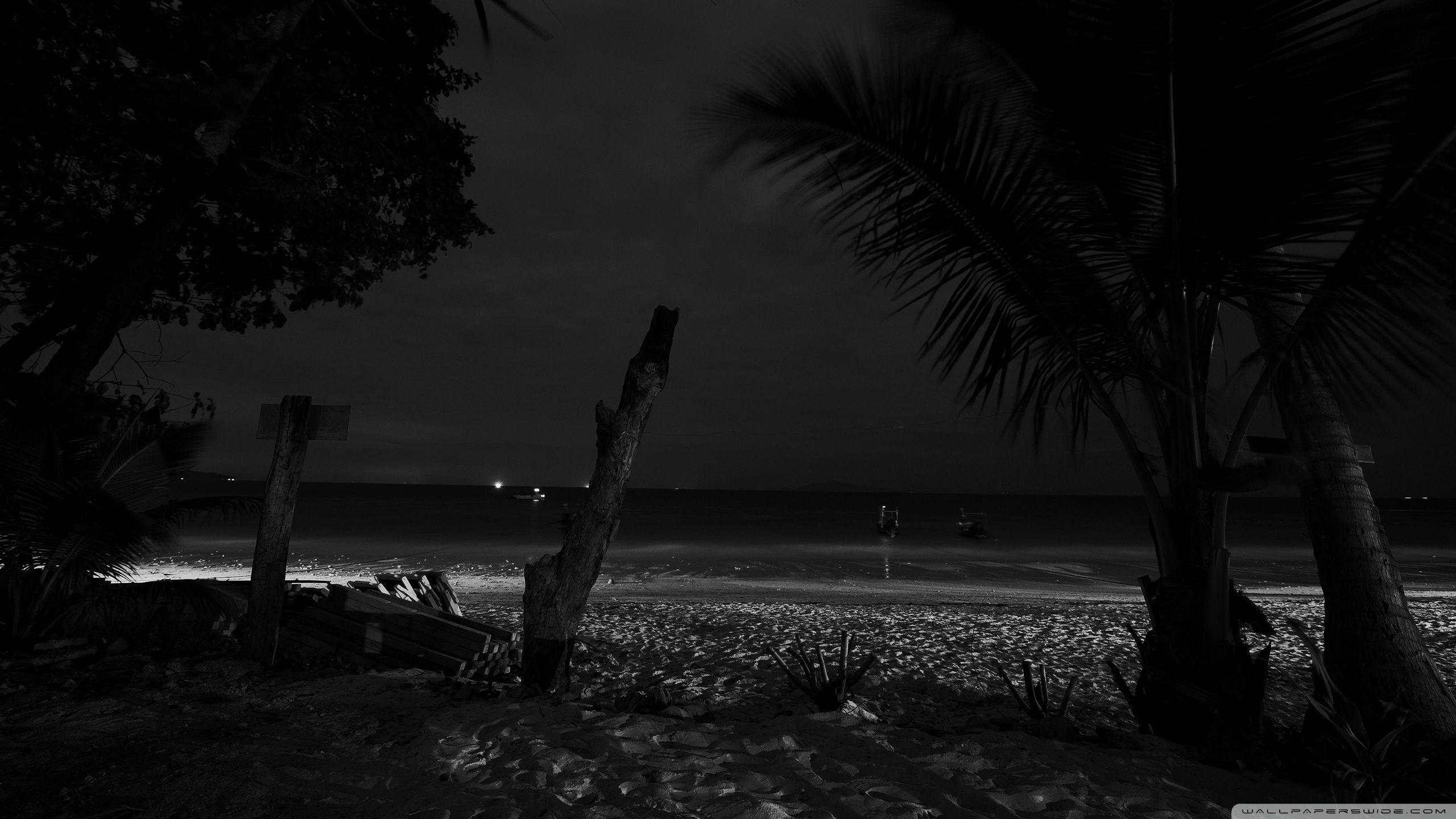 Dark Night Beach Wallpapers Top Free Dark Night Beach Backgrounds