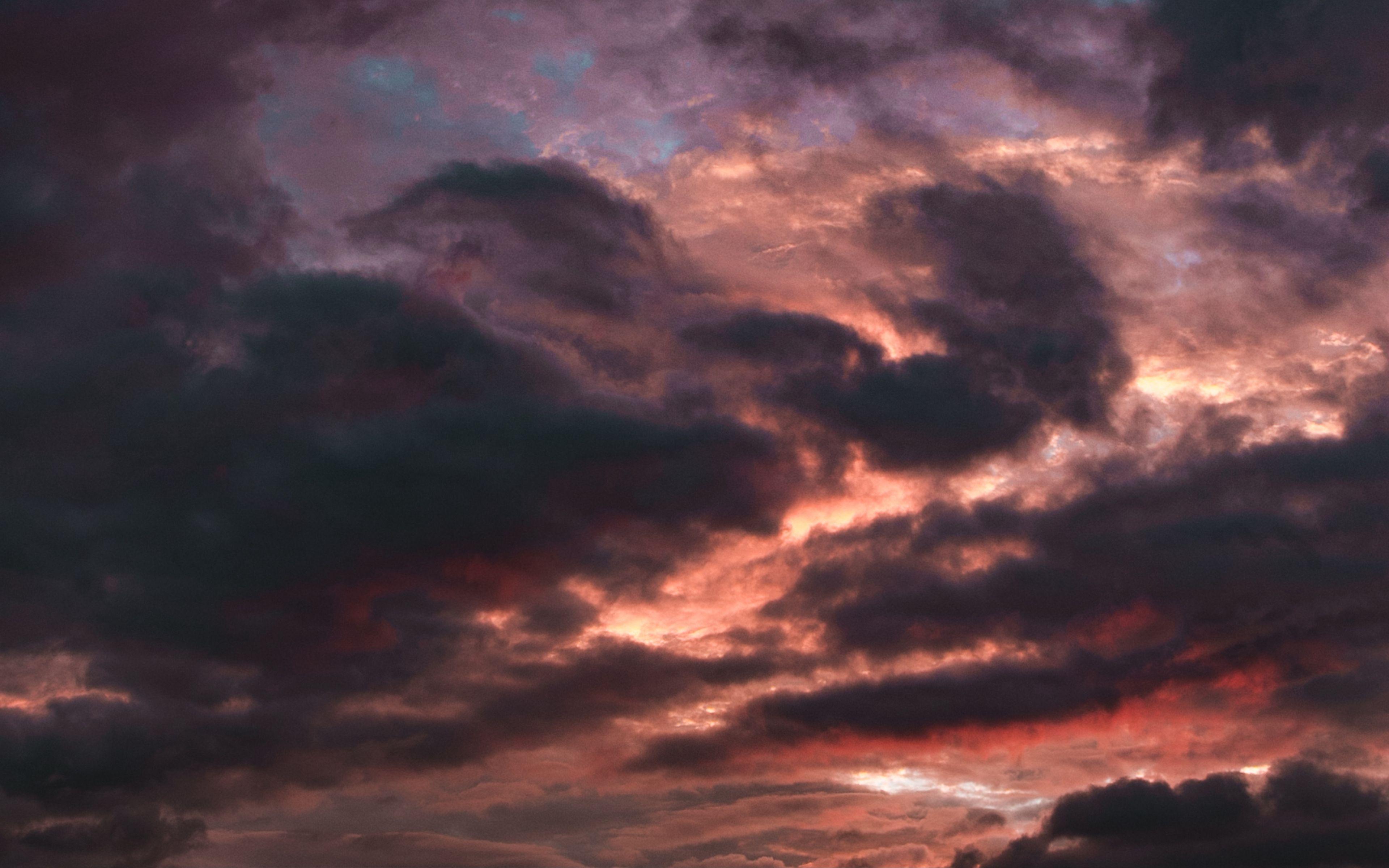 3840x2400 Download wallpaper 3840x2400 clouds, sky, cloudy, dark