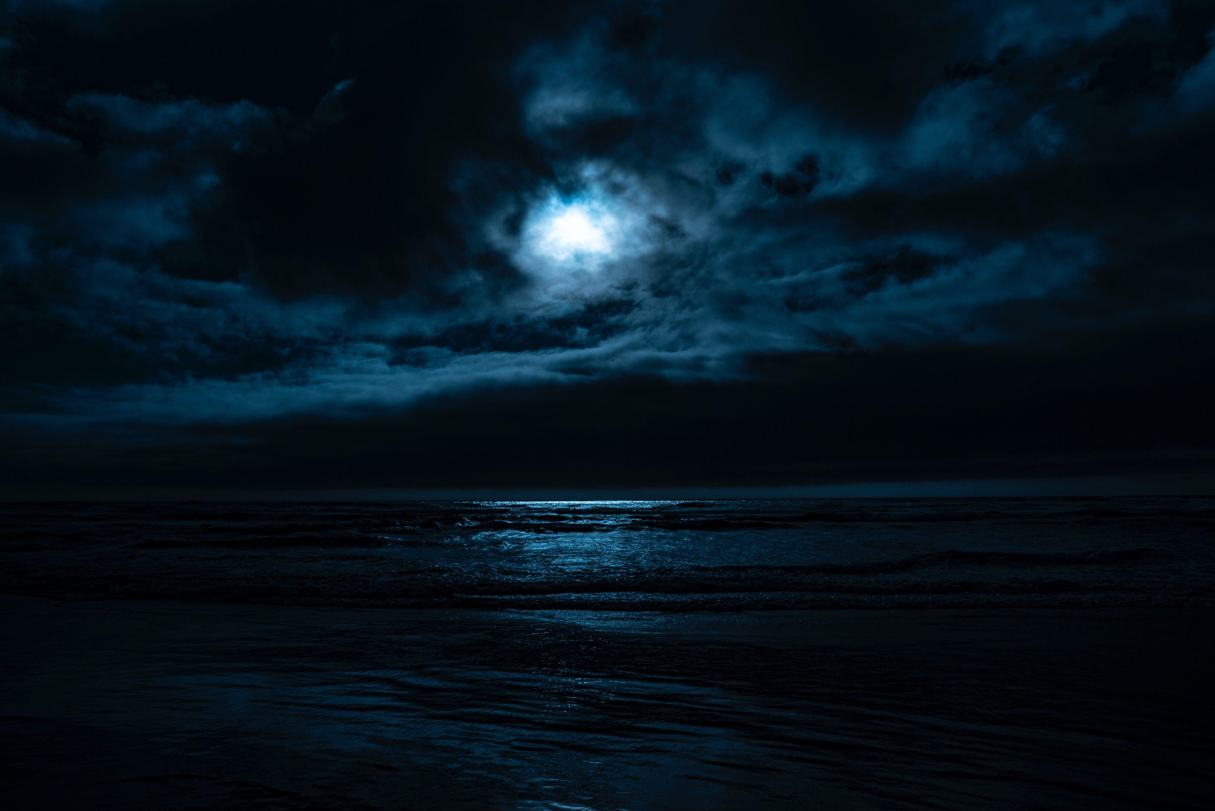 Dark Night Beach Wallpapers - Top Free Dark Night Beach Backgrounds ...