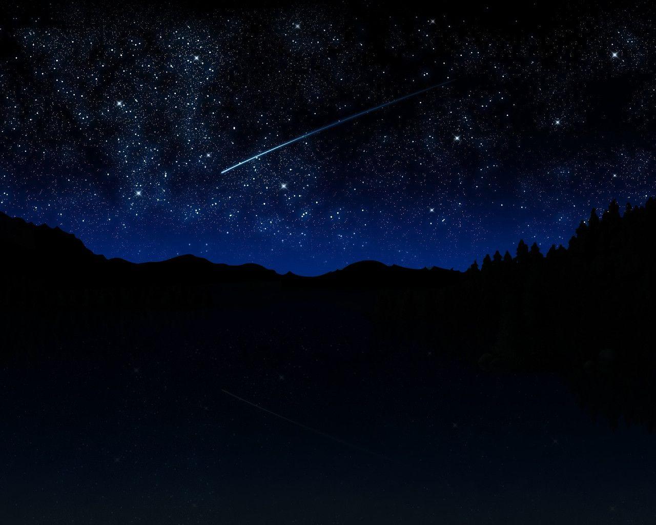 Cartoon Night Sky Wallpapers - Top Free Cartoon Night Sky Backgrounds