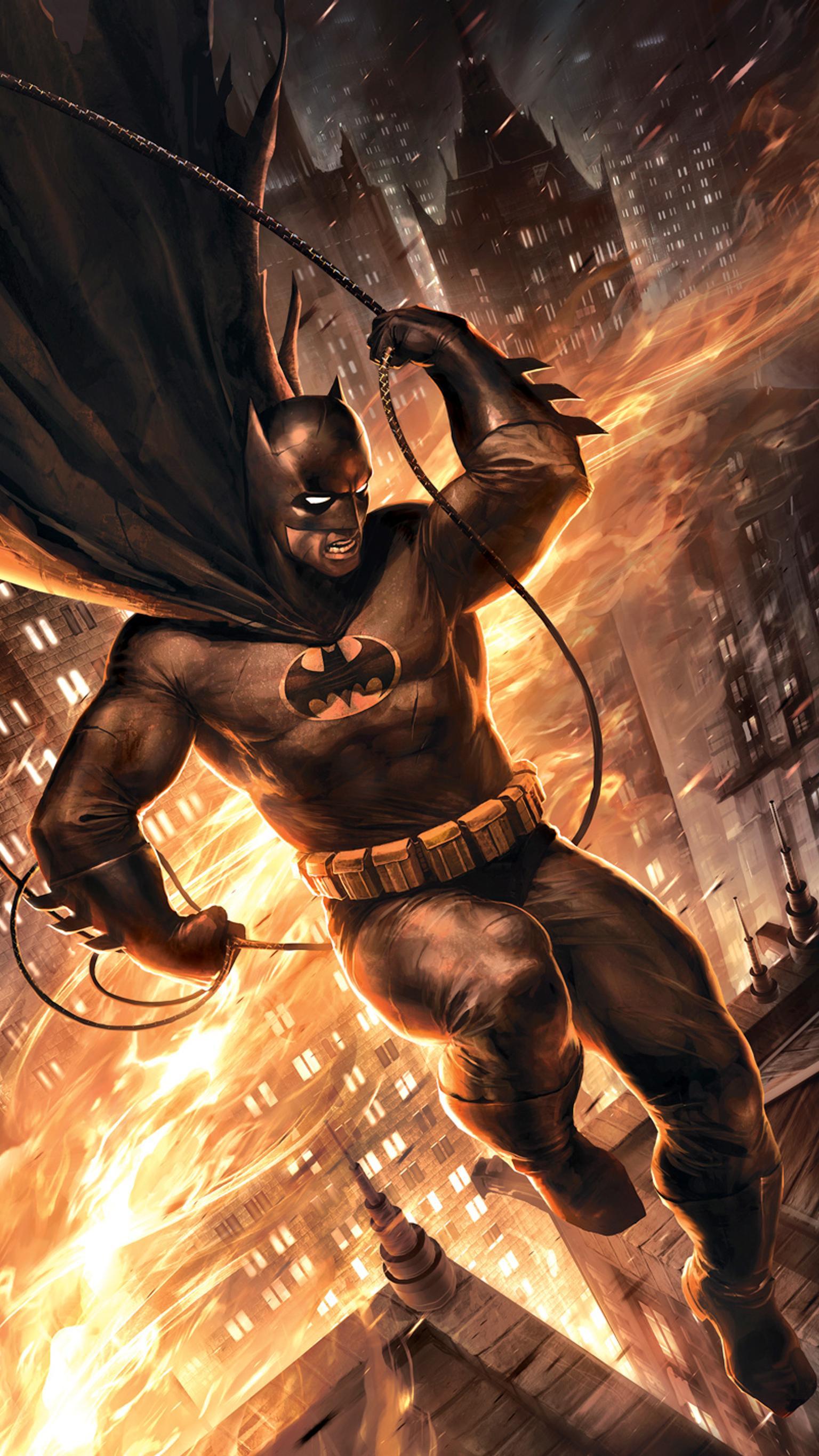 1536x2732 Batman: The Dark Knight Returns, Part 2 (2013) Phone