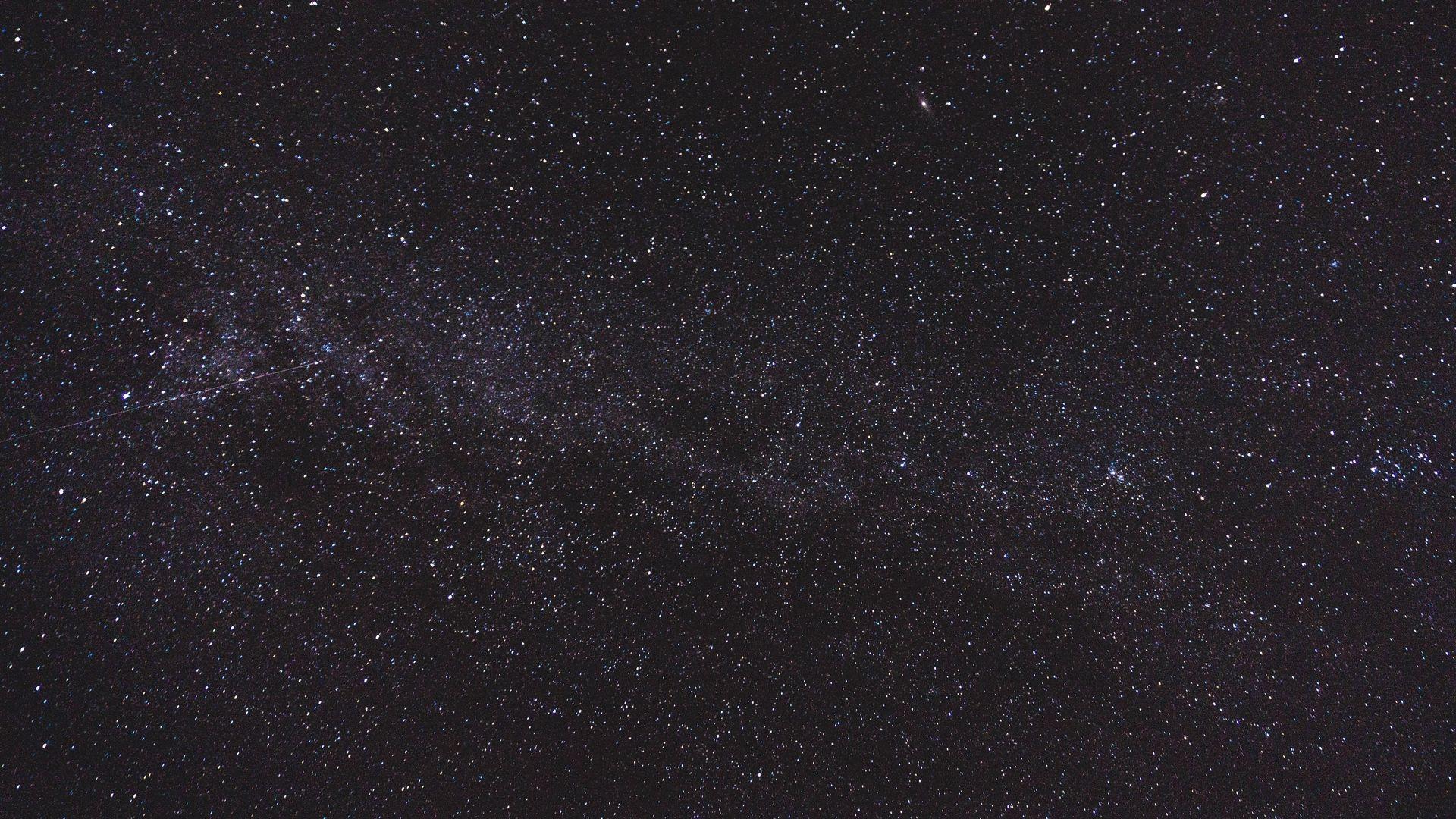 1920x1080 Download wallpaper 1920x1080 starry sky, shine, dark