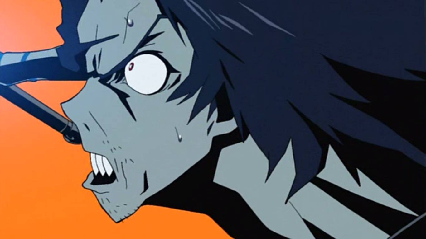 1366x768 mugen scary face Champloo Wallpaper