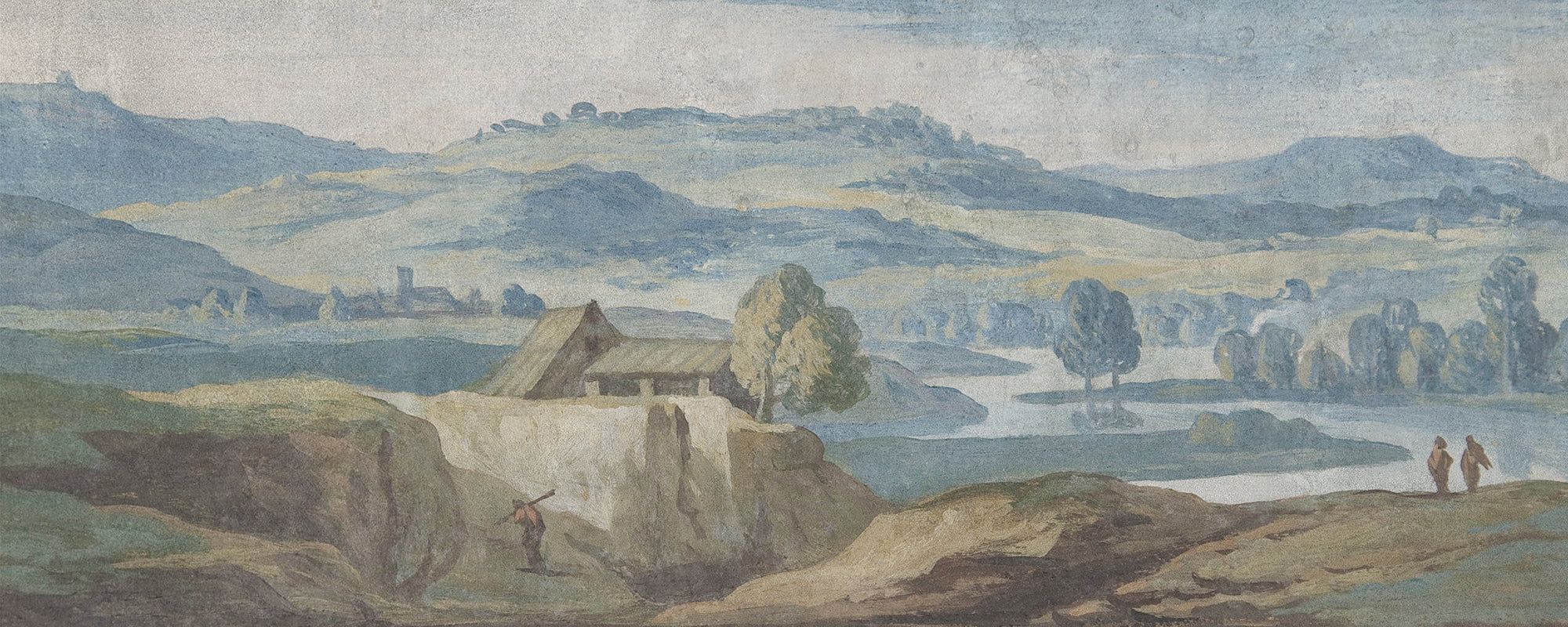 2000x800 Ancient Rome Countryside Painting