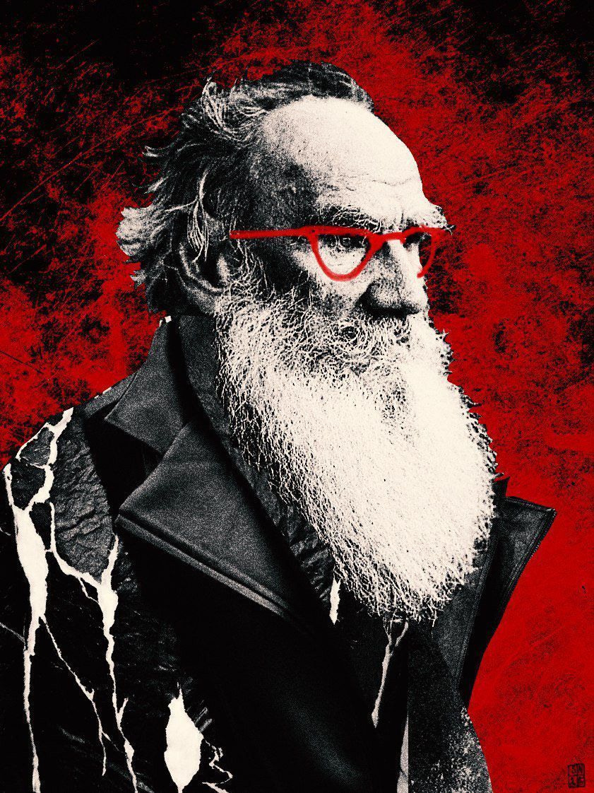 841x1122 Boroda Tolstogo, collage portraits