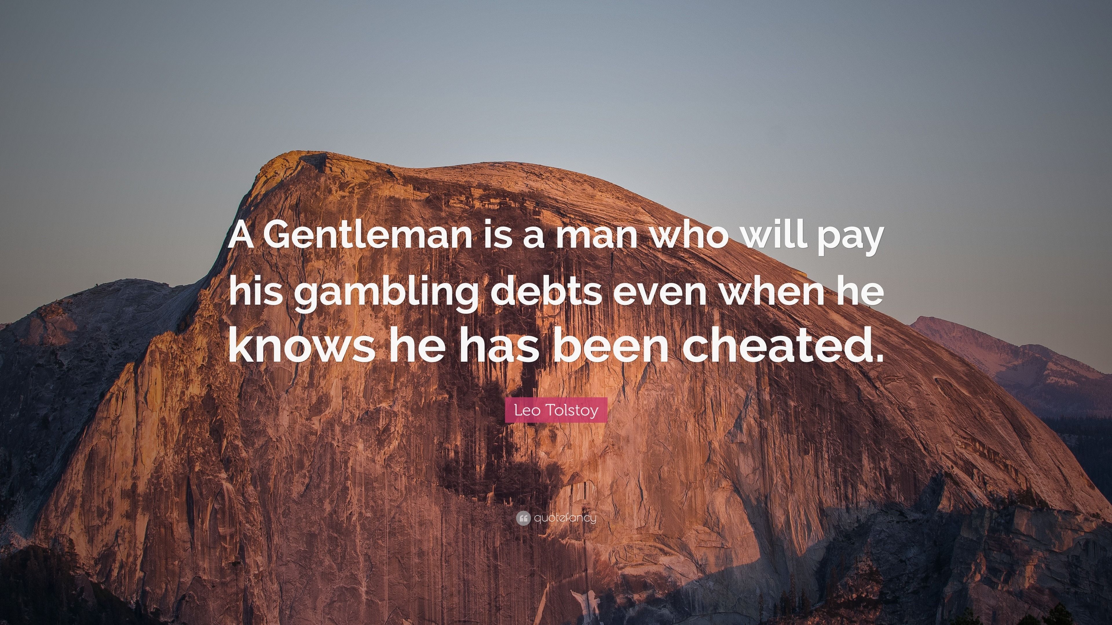 3840x2160 Leo Tolstoy Quote: “A Gentleman is a