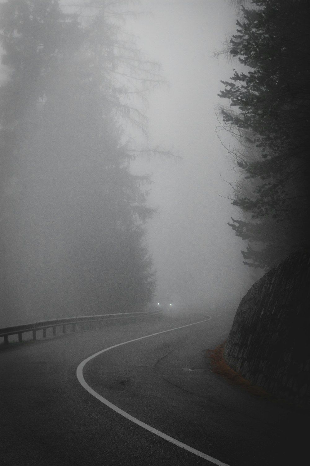 1000x1500 Foggy Road Picture. Download