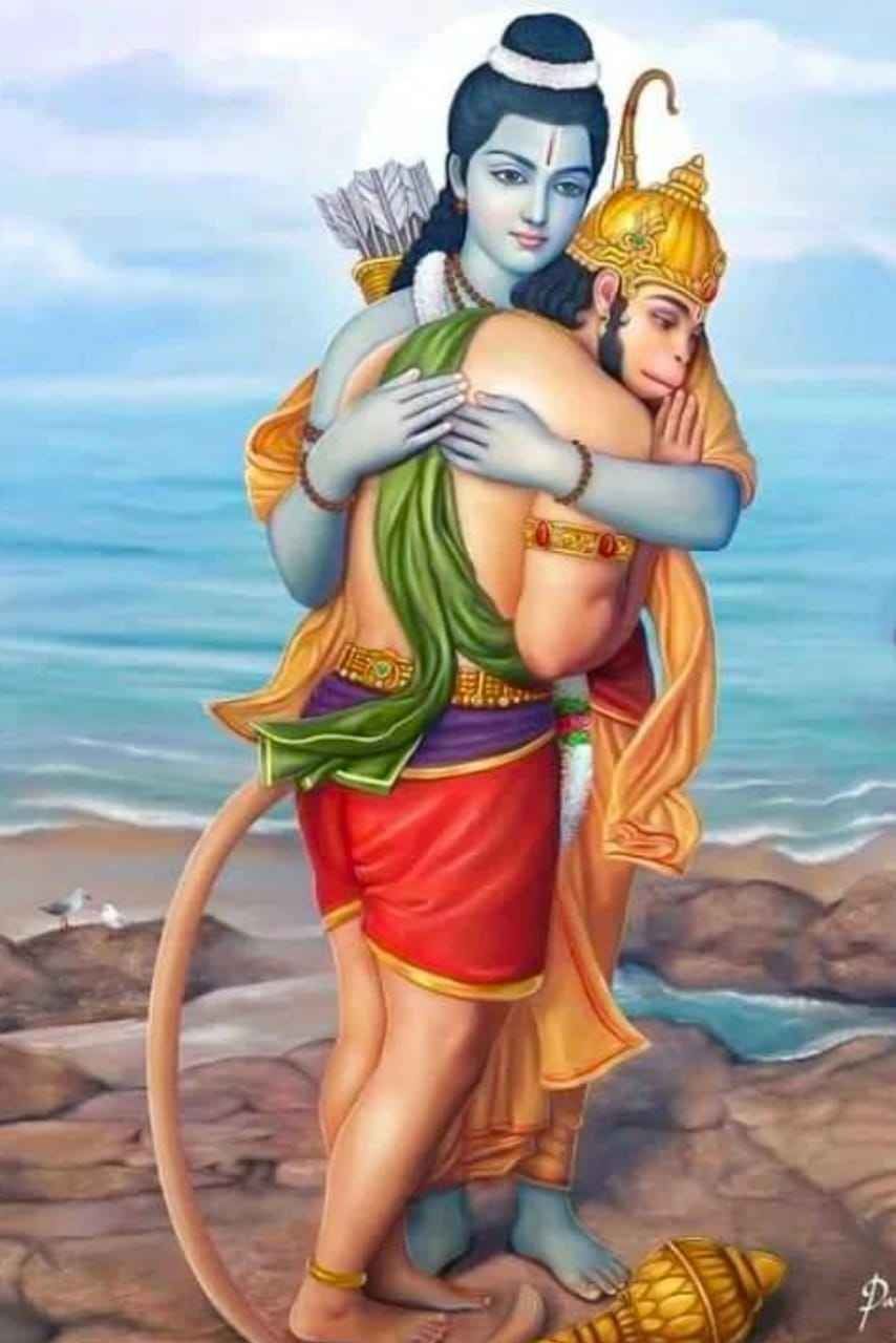 854x1280 Shri Ram Image & Wallpaper Full HD