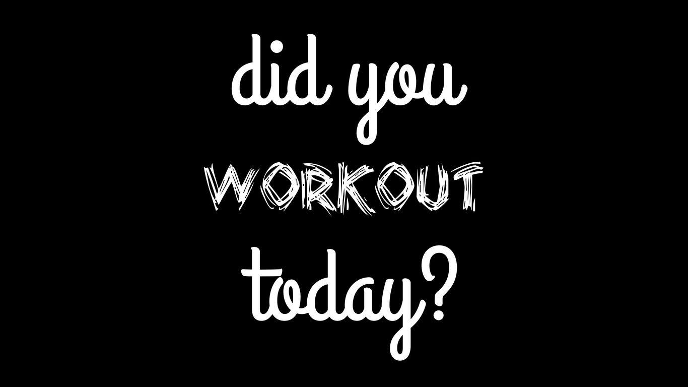 1366x768 Download wallpaper 1366x768 workout, motivation, question