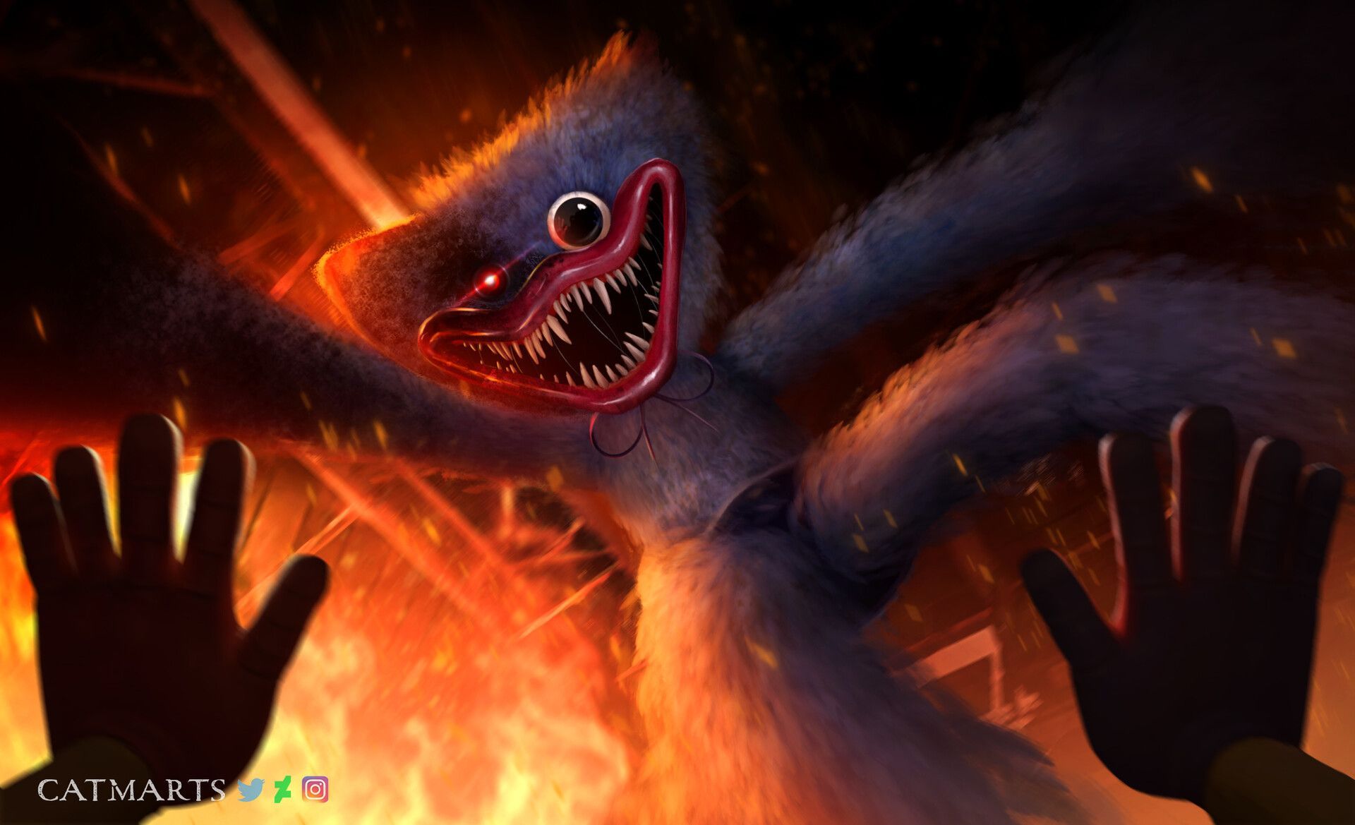 1920x1169 Huggy Wuggy Wallpaper and Background: Free HD Download