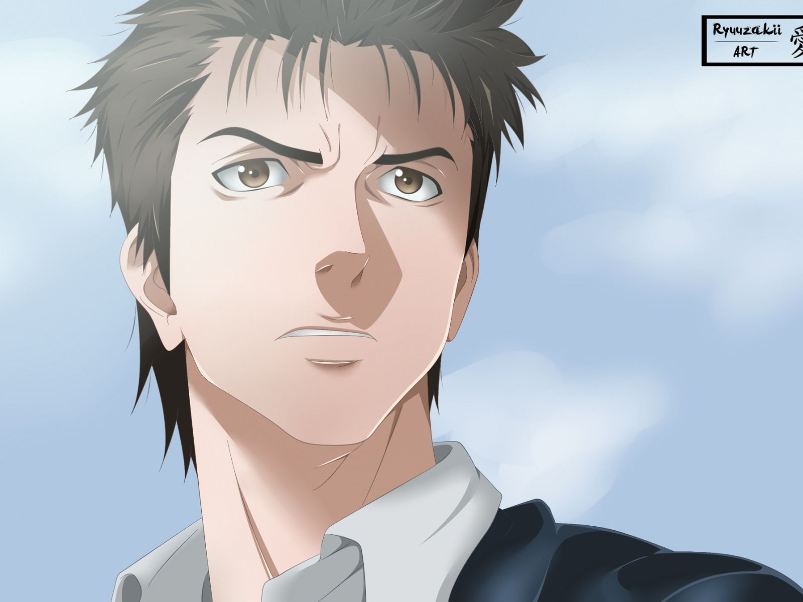 1600x1200 Download wallpaper guy, Shinichi Izumi