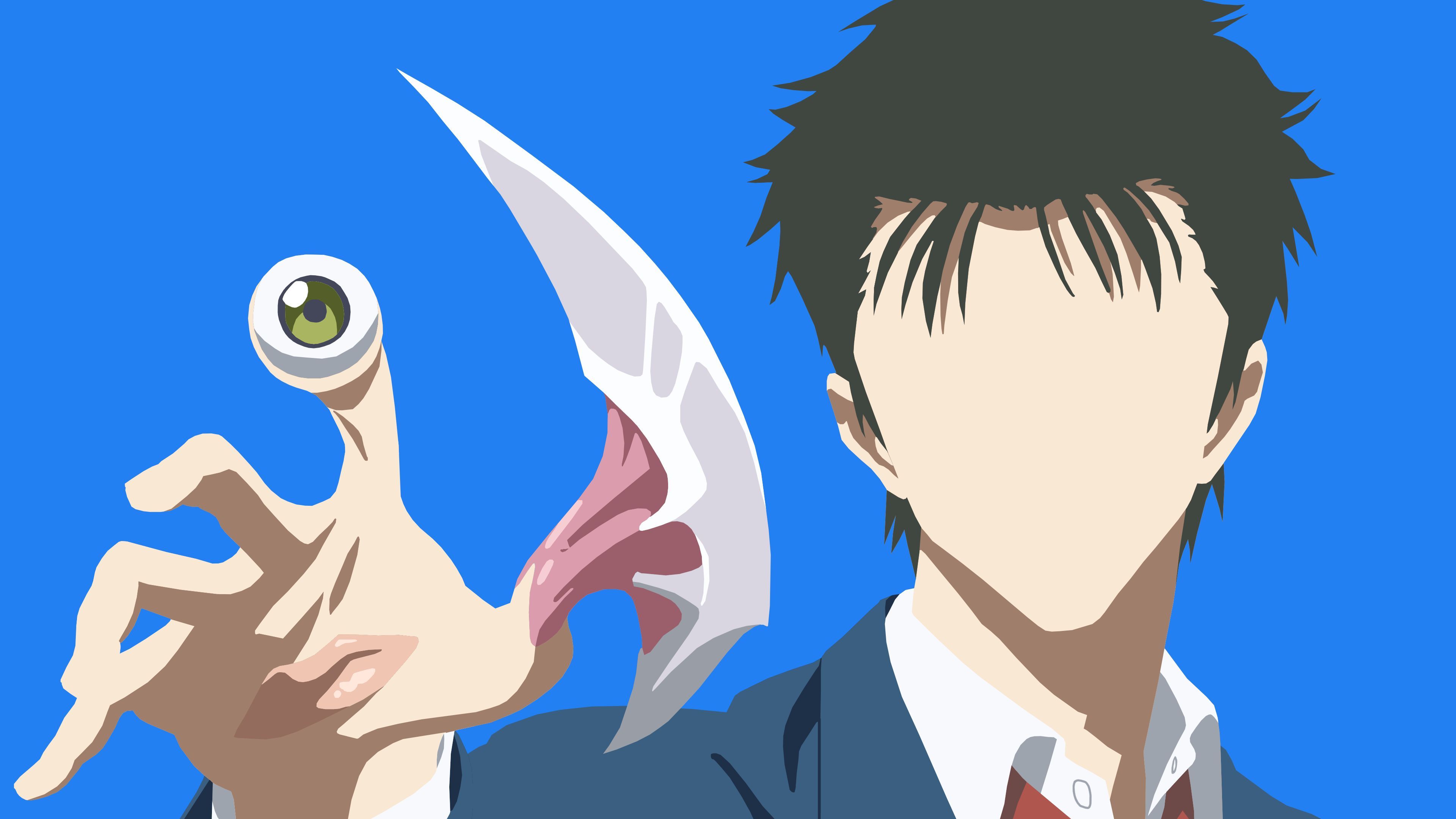 3840x2160 HD desktop wallpaper: Anime, Minimalist